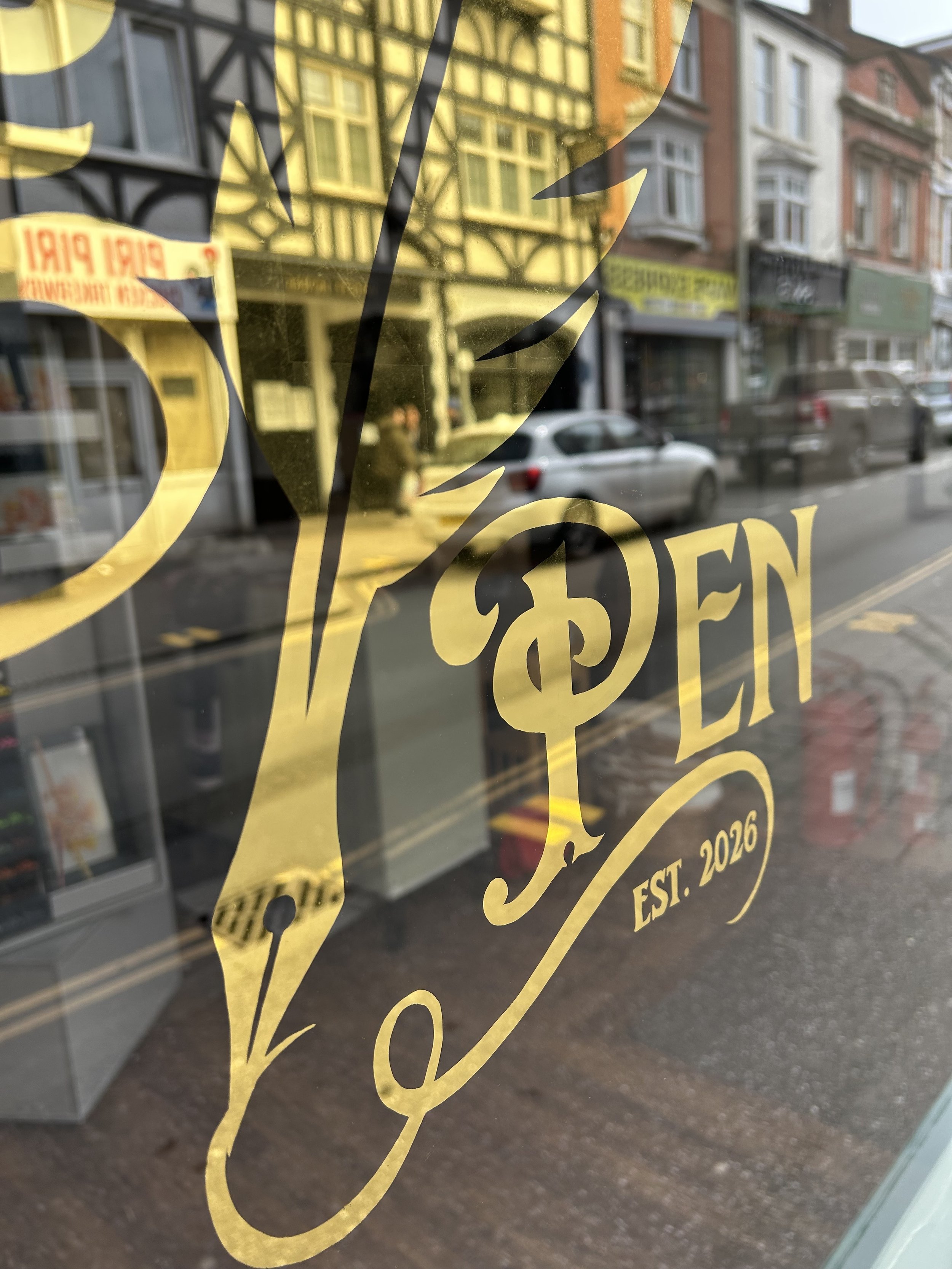 palette and paint tiverton art shop signpainting and reverse glass gilding painted by amy