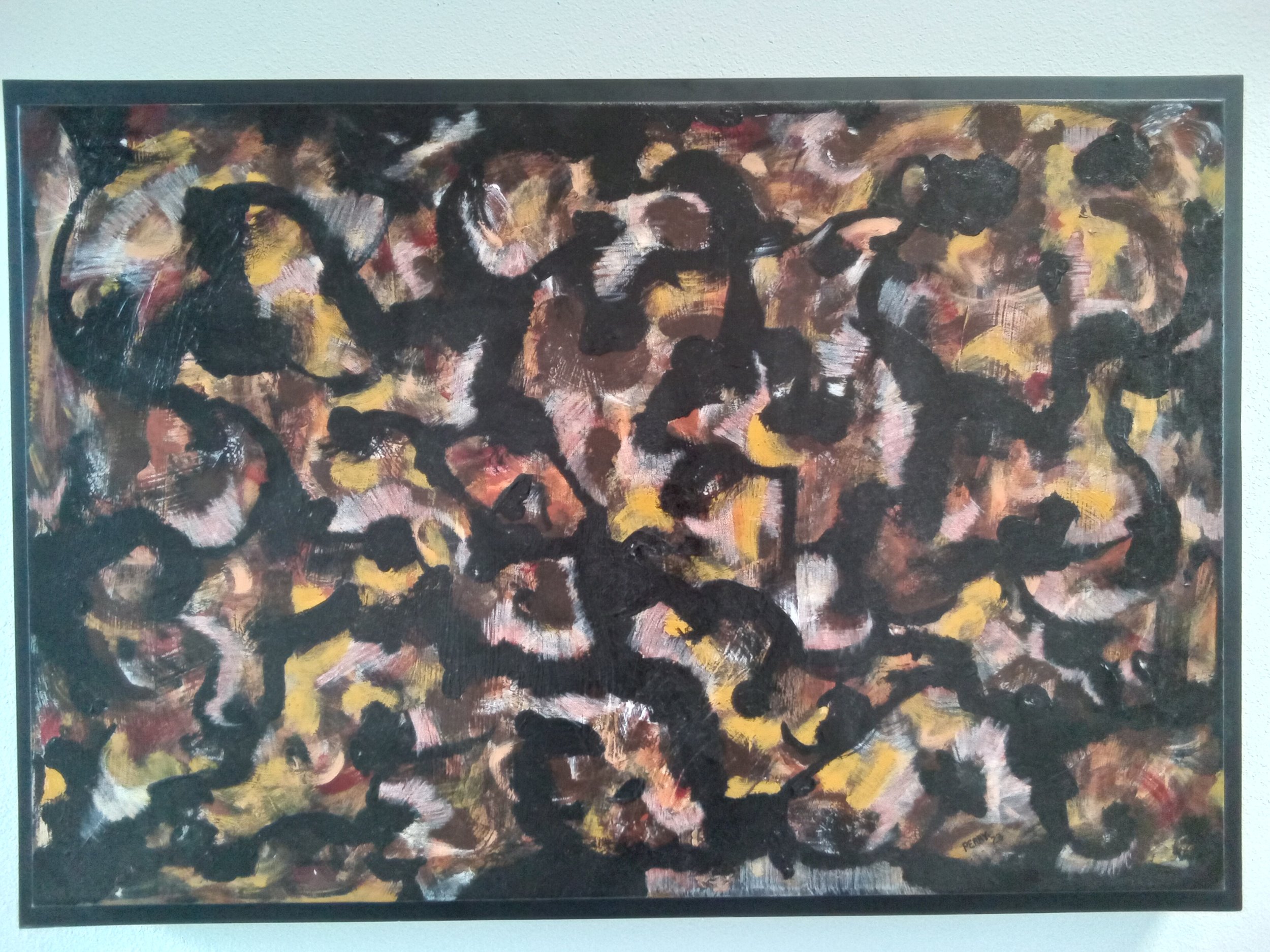 Doggies
38 3/8 X 26 3/8 X 3 5/8
abstract, acrylic
Sold