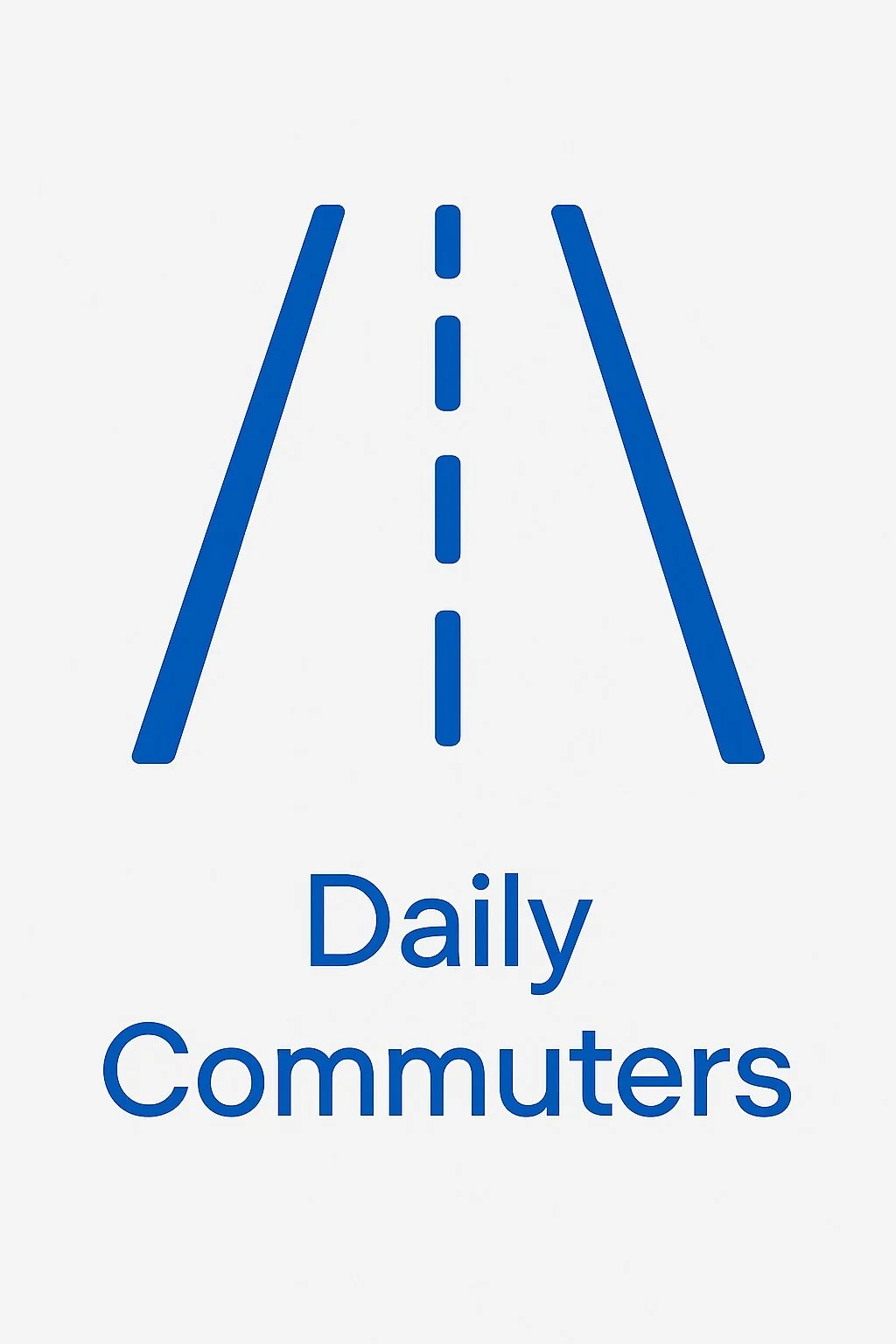 Blue road icon labeled “Daily Commuters,” representing everyday vehicle use — part of Cotton Soft Detailing’s exterior car detailing target audience in Edmonton.
