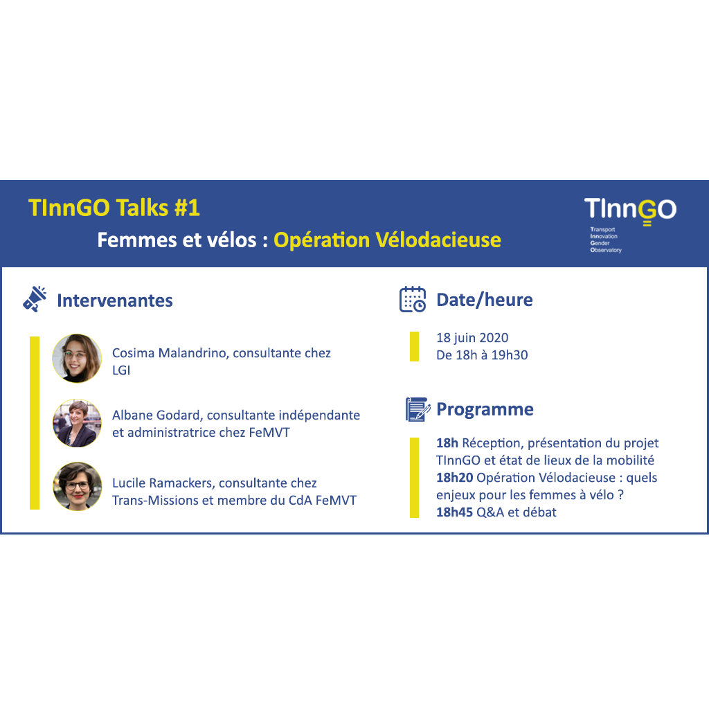 TInnGO Talks – Femmes et vélos : Opération Vélodacieuse