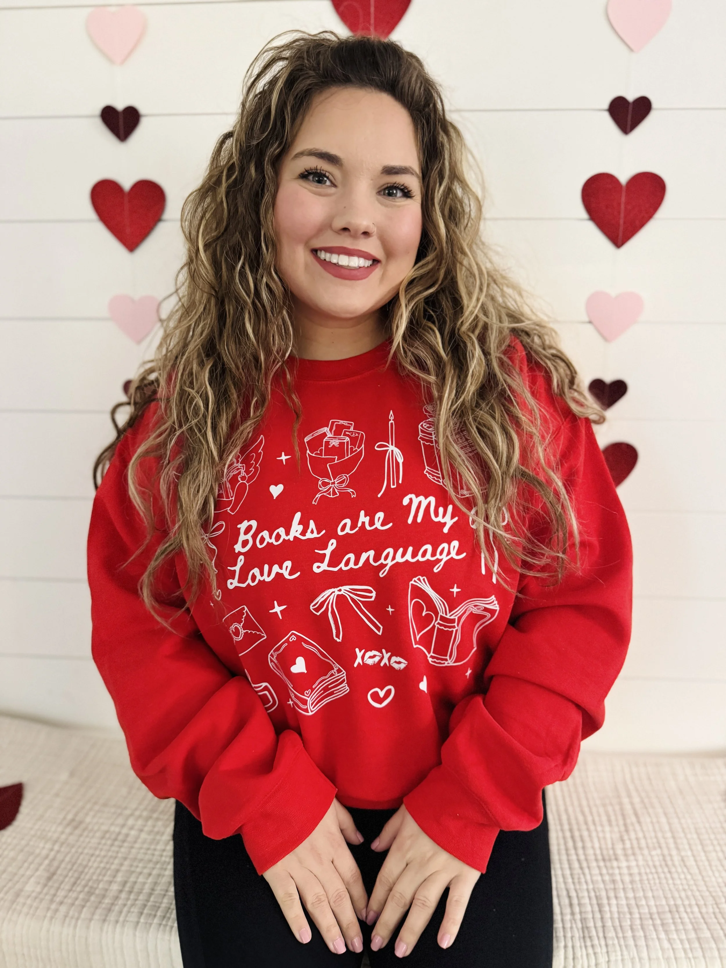 Books are my love language tee