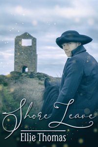 A woman dressed in period clothing with a wide-brimmed hat blows snow or fairy dust in front of an ancient stone tower on a grassy hill under a cloudy sky.