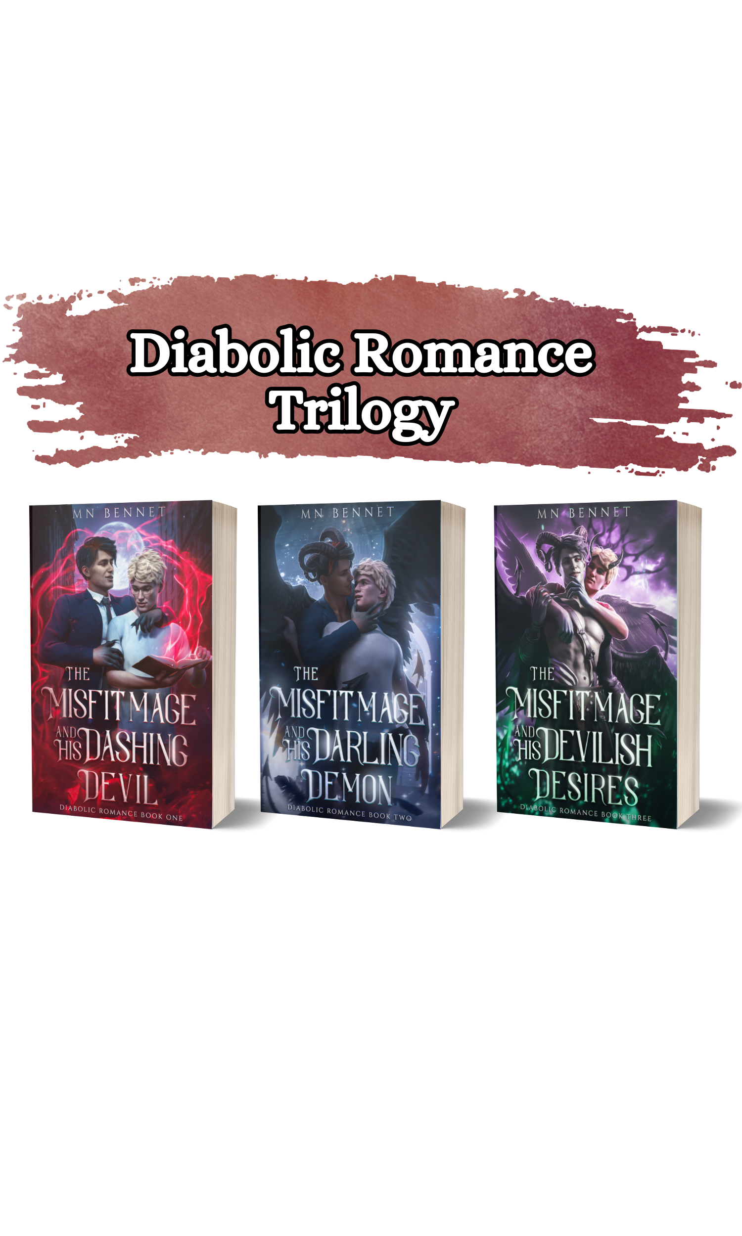 Diabolic Romance Trilogy - Signed with Art Prints