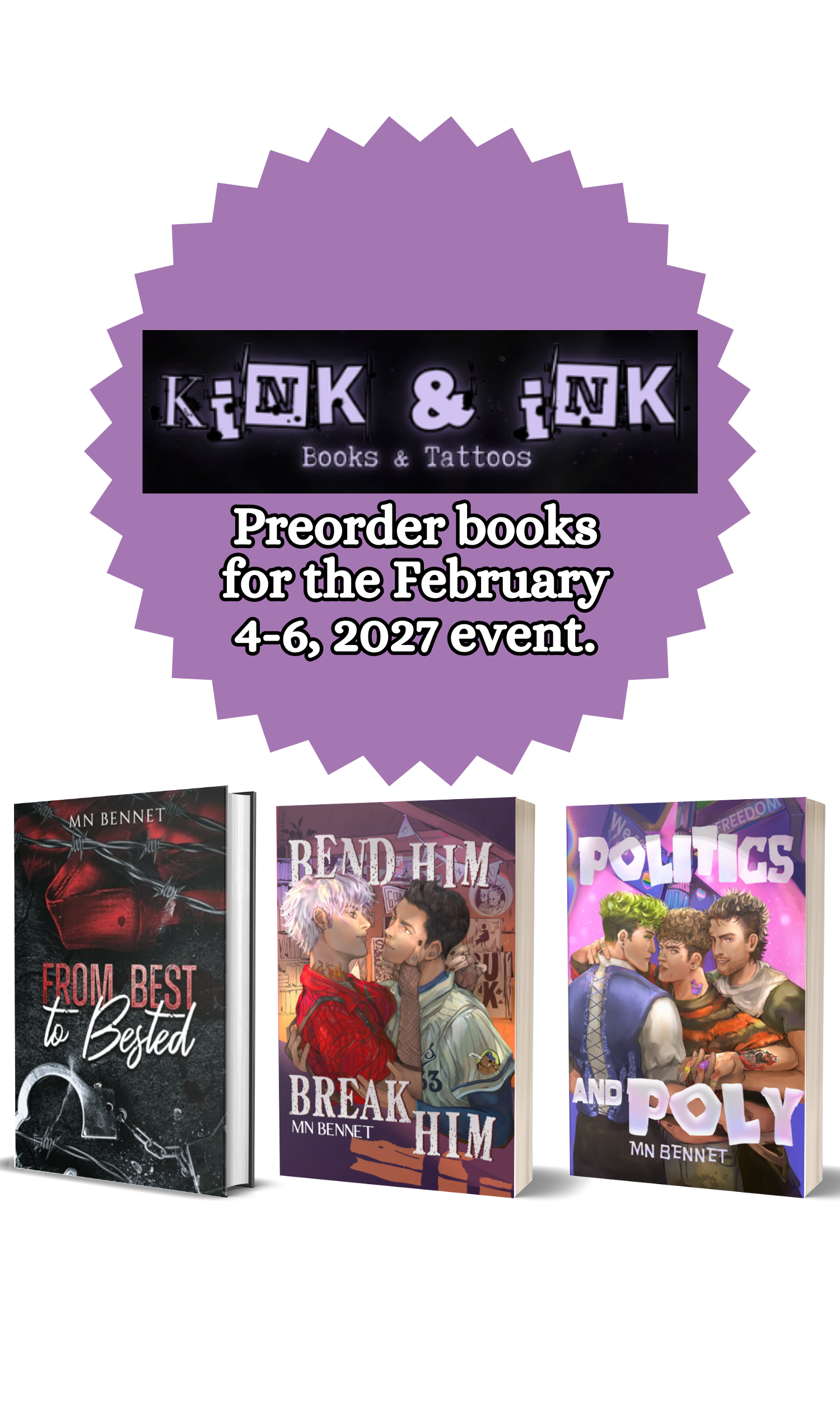 Kink and Ink 2027 Book Event Preorder