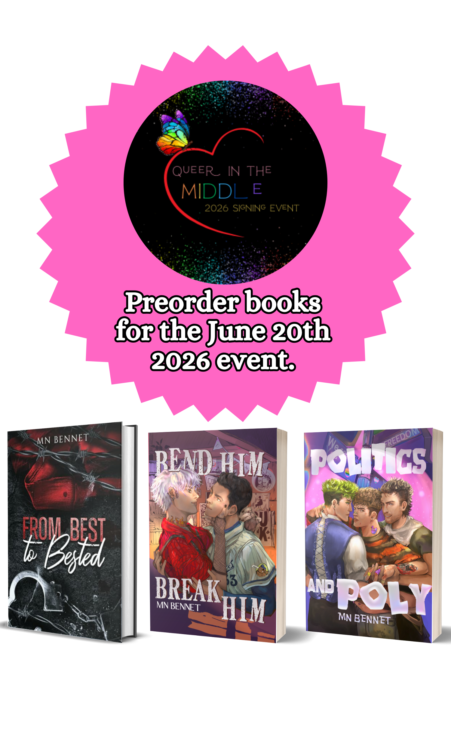 Queer in the Middle 2026 Book Event Preorder