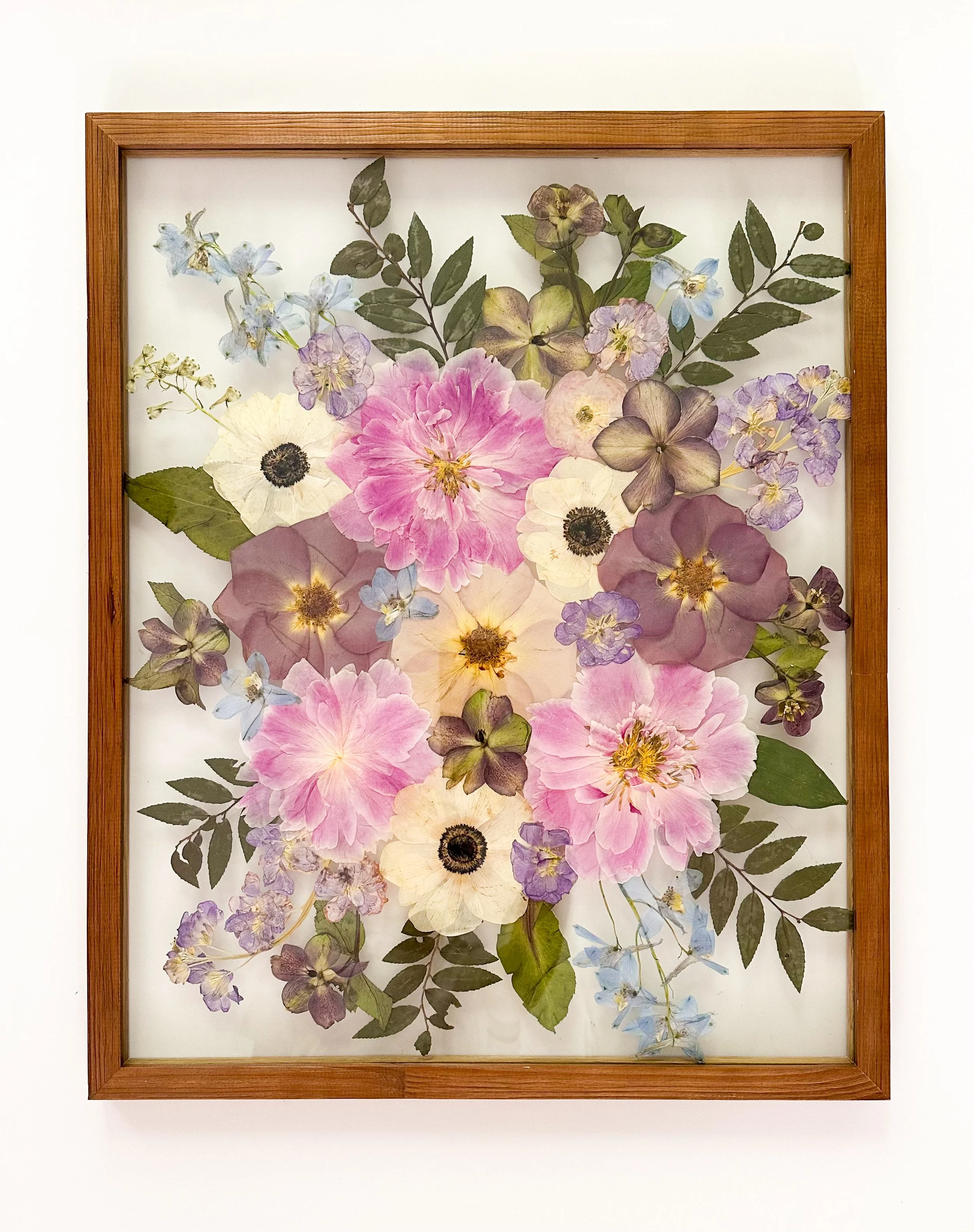 CUSTOM - 16"x20" Pressed Flower Frame