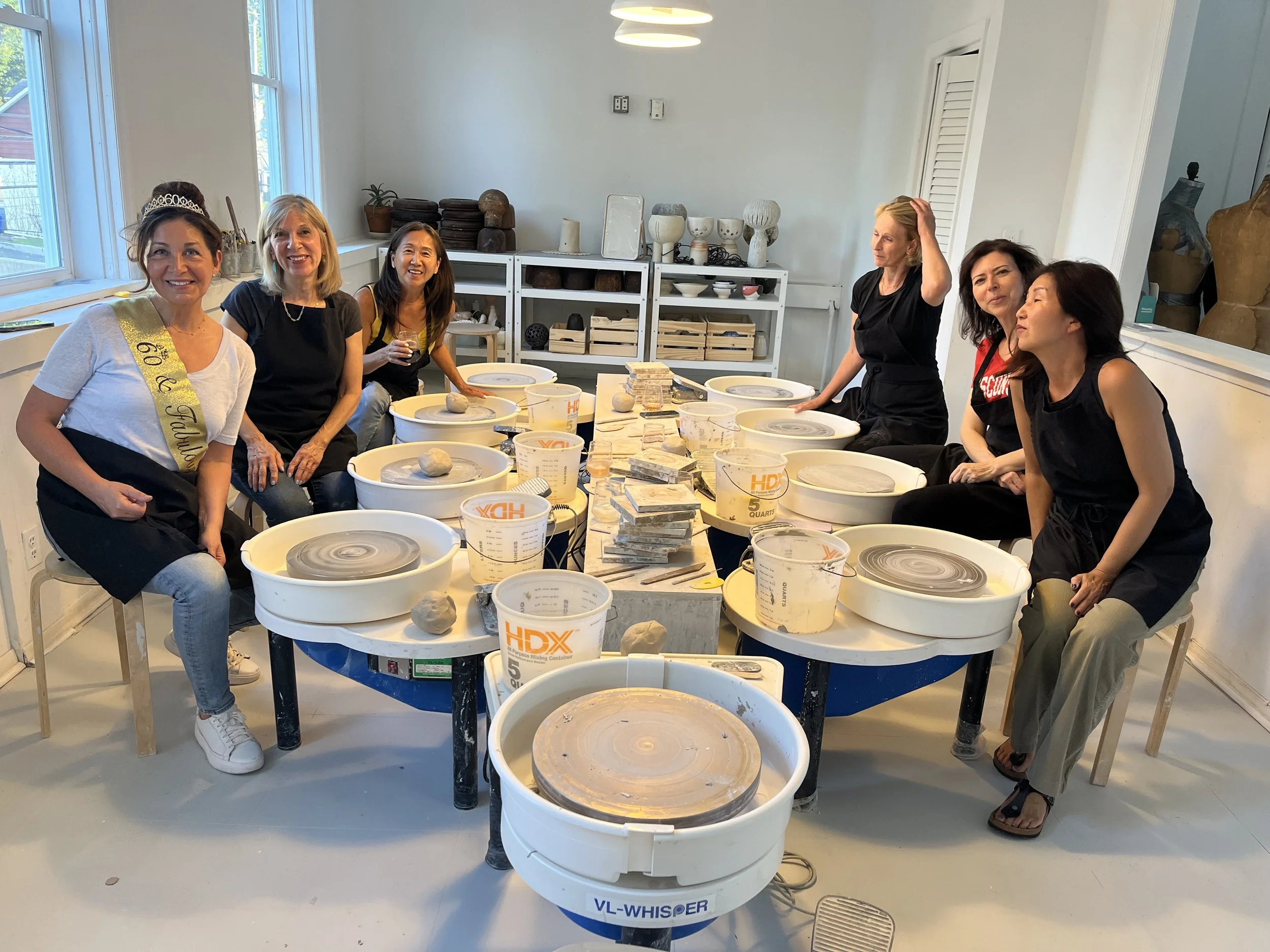 First Friday: pottery wheel try session November 7, 2025