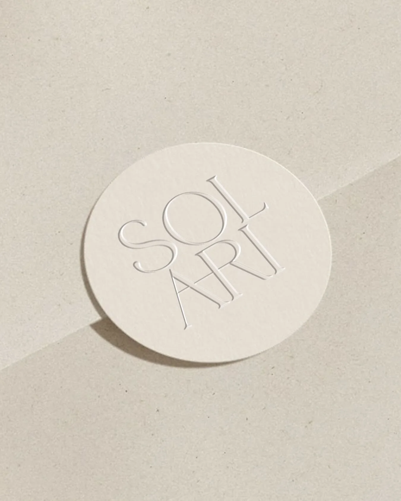 Brand mark for @solari.salon ☁️