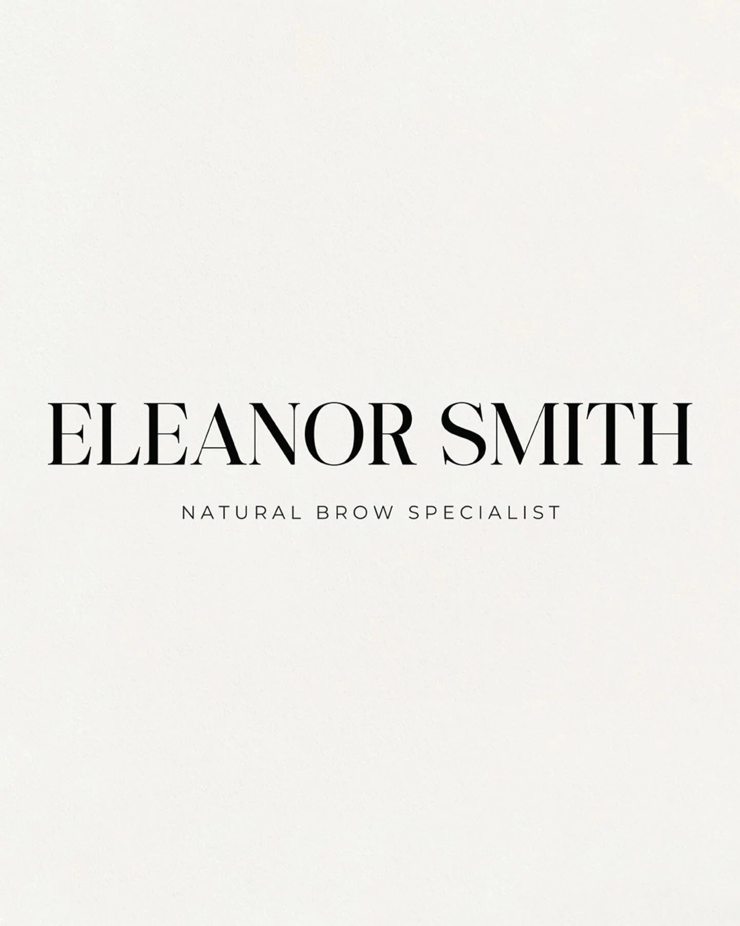 Swipe to explore the brand suite for @eleanorsmithbrows ☁️

An identity designed with intention, balancing simplicity, elegance and modern luxury.