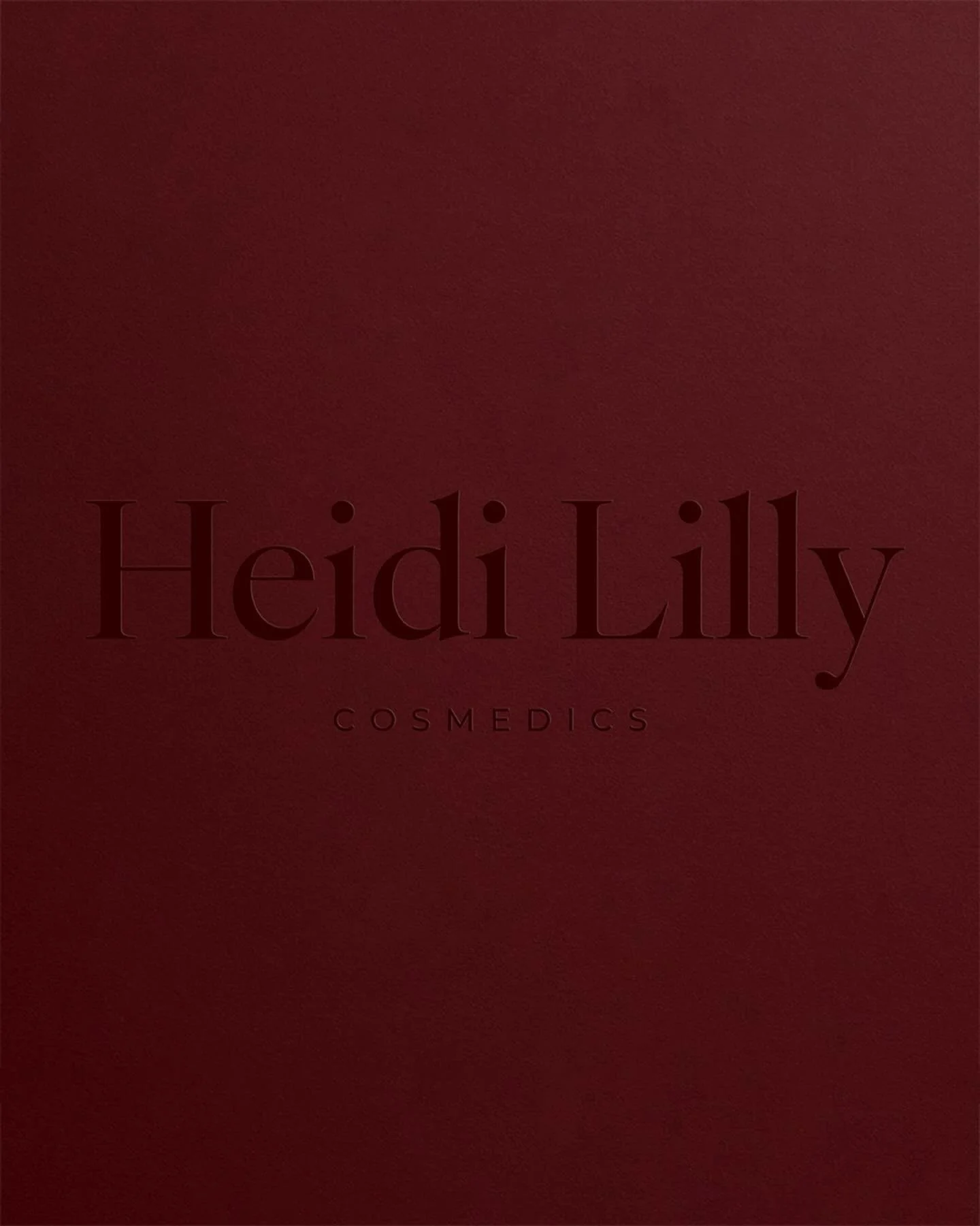 Introducing the brand suite for @heidilillycosmedics &hearts;️

Quiet luxury, thoughtfully expressed. This identity blends modern clarity with gentle elegance, creating a presence that feels refined, effortless and timeless.