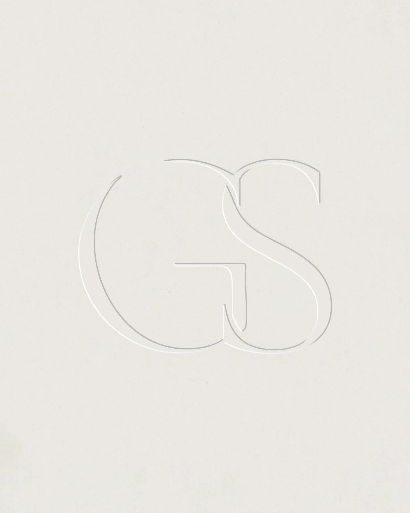 Embossed brand mark for @glostudios_ne ☁️