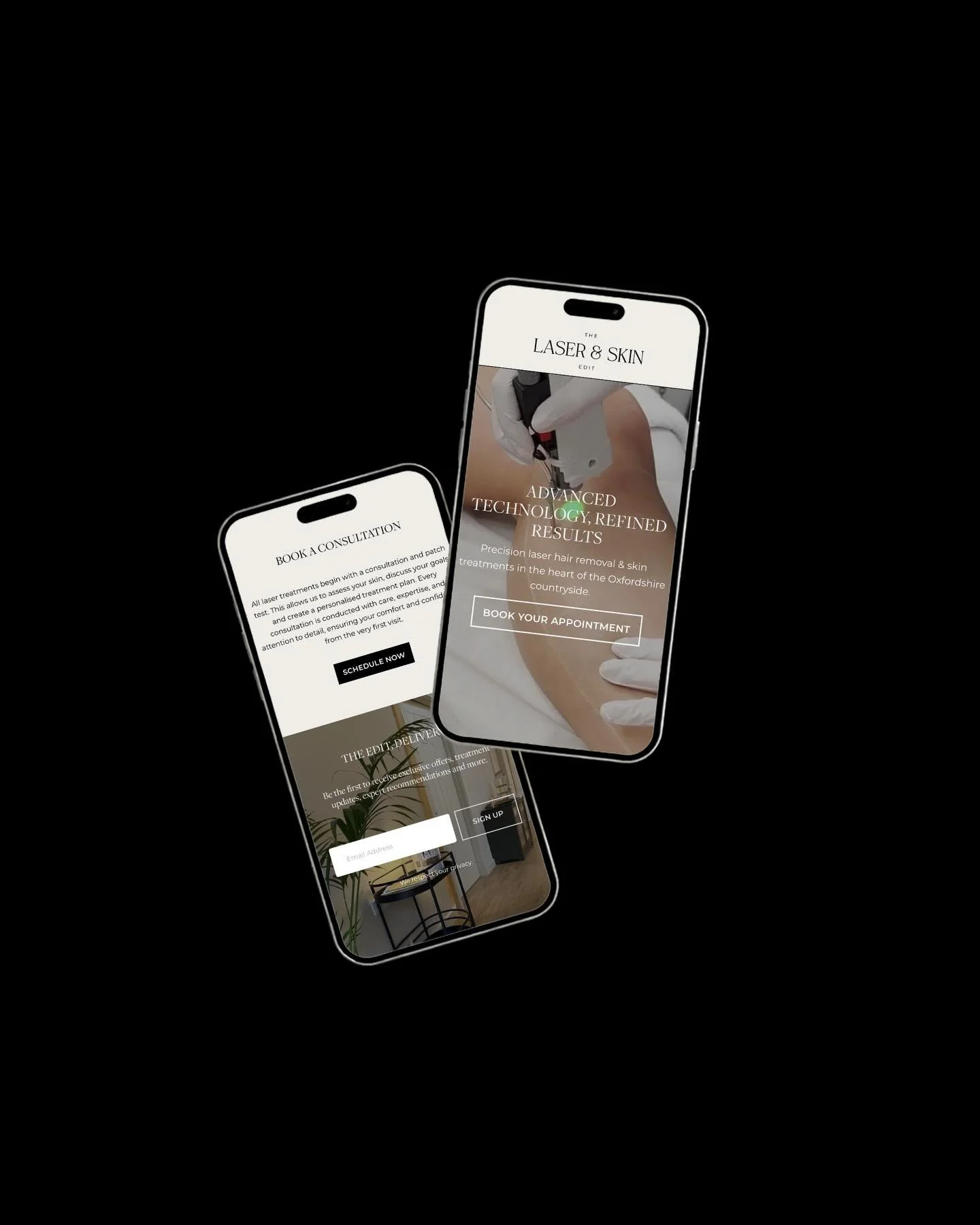 Your website should feel like an extension of your space ✨

Calm. Considered. Elevated.

In the hair, beauty and aesthetics industry, perception is everything. Before someone books, before they enquire, they visit your website.

And within seconds, a