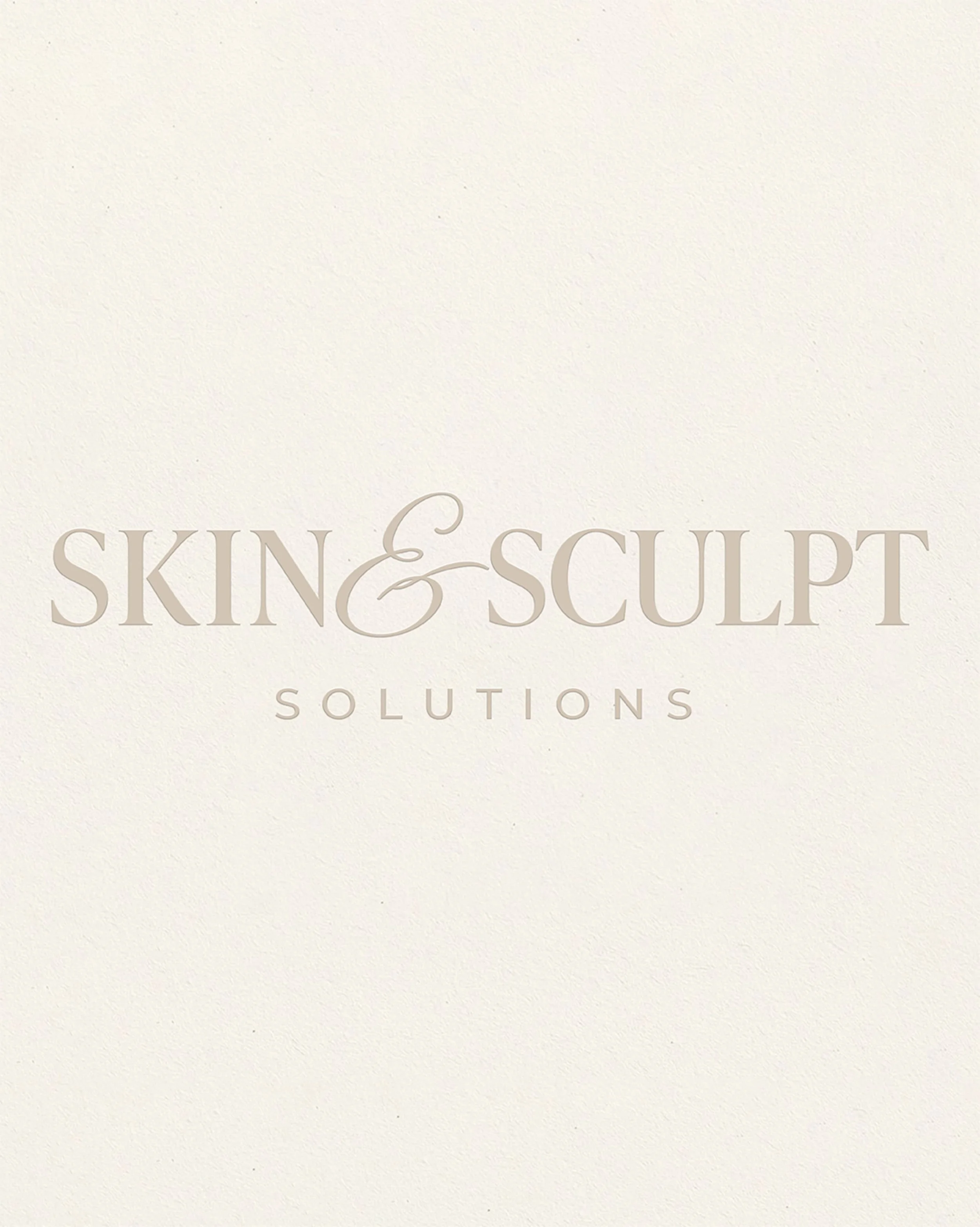 Introducing the brand suite for @skinandsculptsolutions ☁️

A considered identity shaped by refined typography, a distinctive brand mark and a warm, neutral palette.

Clean forms, subtle contrast and rich neutral tones come together to create a sense