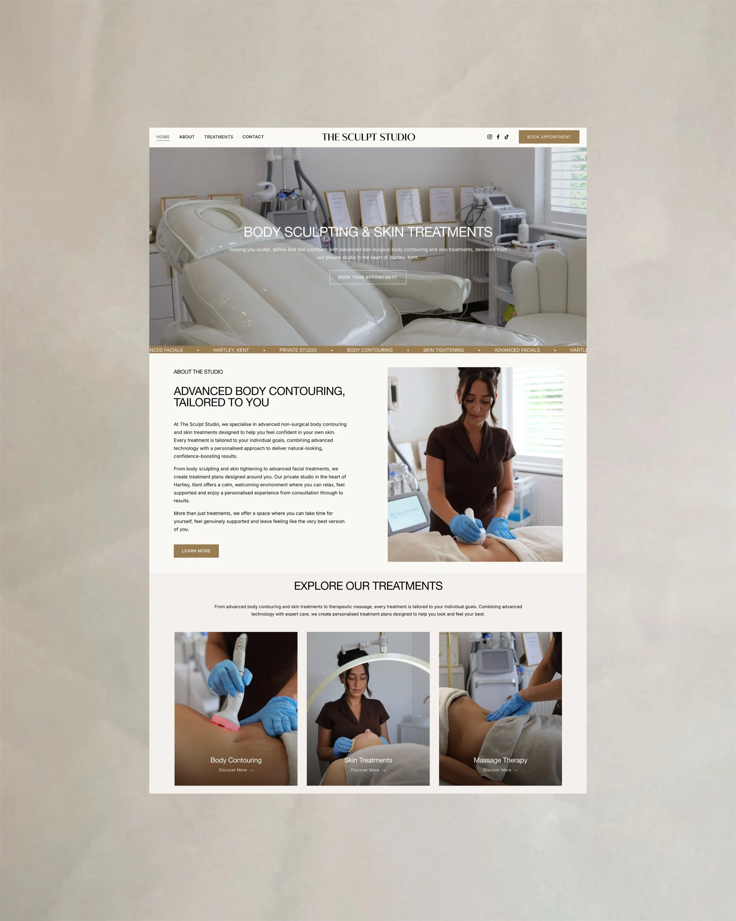 WEBSITE IS NOW LIVE 🤍

Introducing the new digital home for @thesculptstudio_uk designed to reflect the studio&rsquo;s refined approach to body sculpting and advanced skin treatments.

The website takes a clean, elevated and imagery-led approach, cr