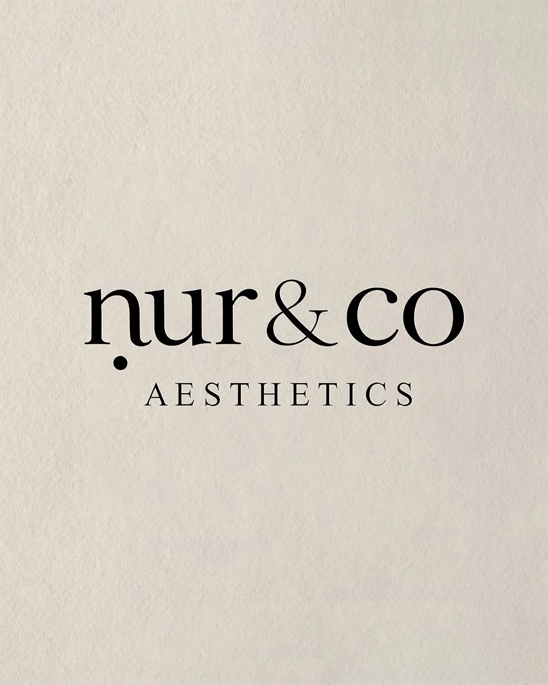 Introducing the brand suite for @nurandco.aesthetics.uk ☁️

A refined identity centred around elegant typography, warm neutral tones and a distinctive interlocking monogram.

The contrast of classic serif forms with delicate detailing creates a sense