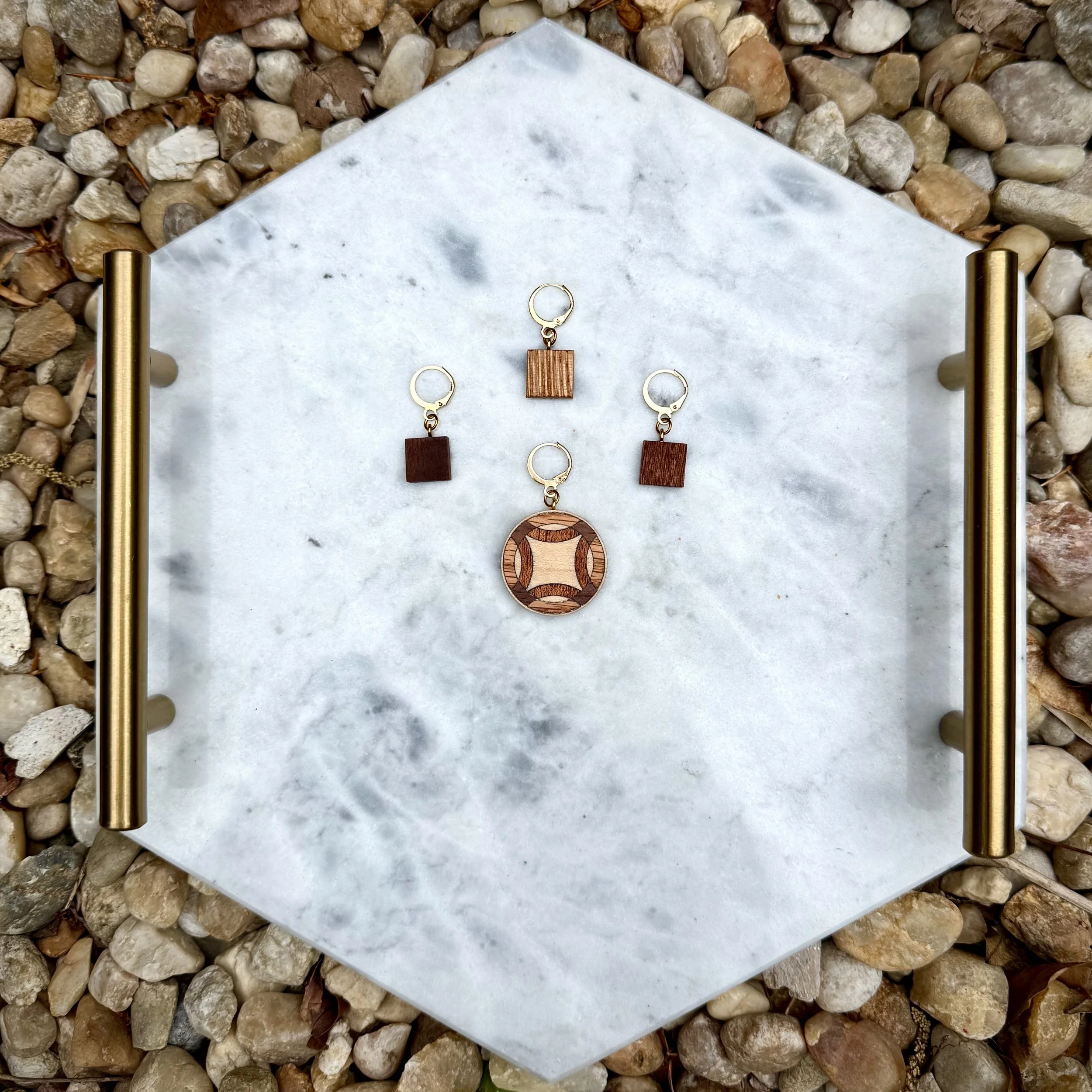 Double Wedding Ring Stitch Marker Set - Preorder