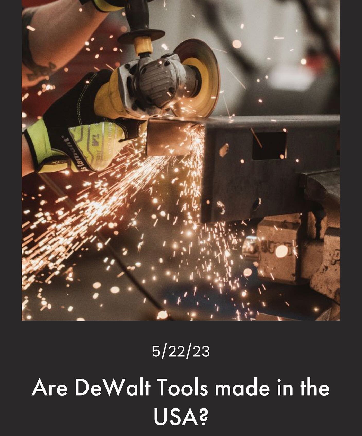 I be partnered with @north40outfitters to tell the tale of @dewalttough  Did you know that they still make many of their top tool lines in the USA? Well they do!  Go check out the blog to see the details and learn more. 

https://www.rolinwild.com/bl