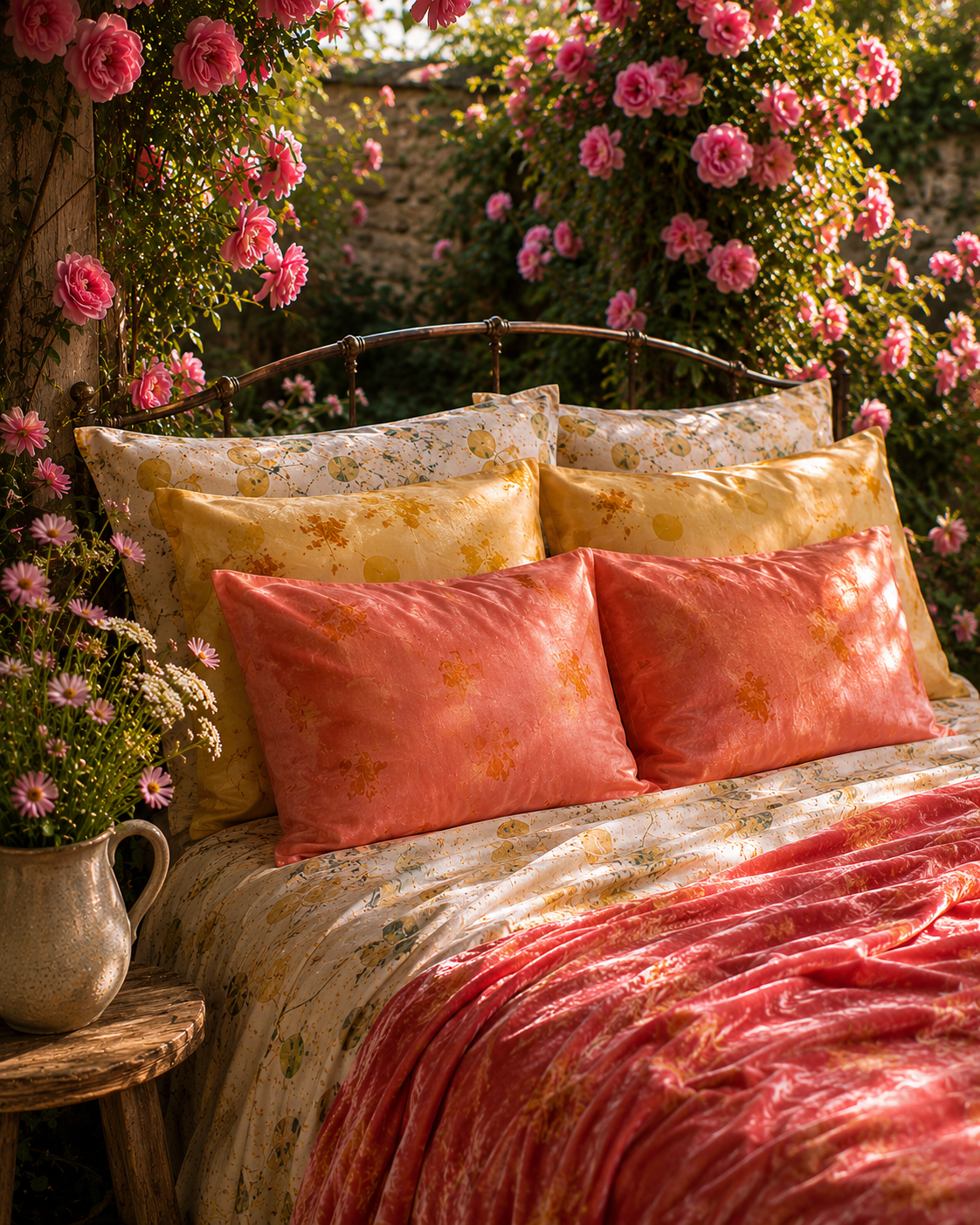 Plant Dyed Silk Pillowcase: All Colors...