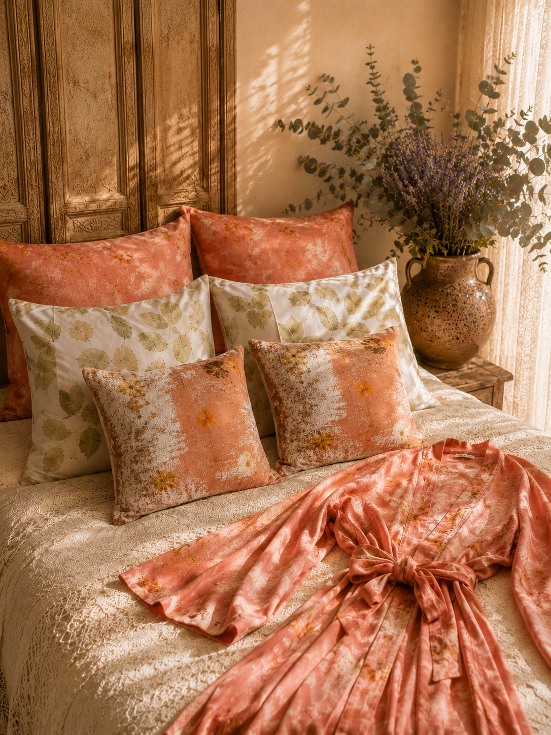 Plant Dyed Silk Pillowcase: All Colors...
