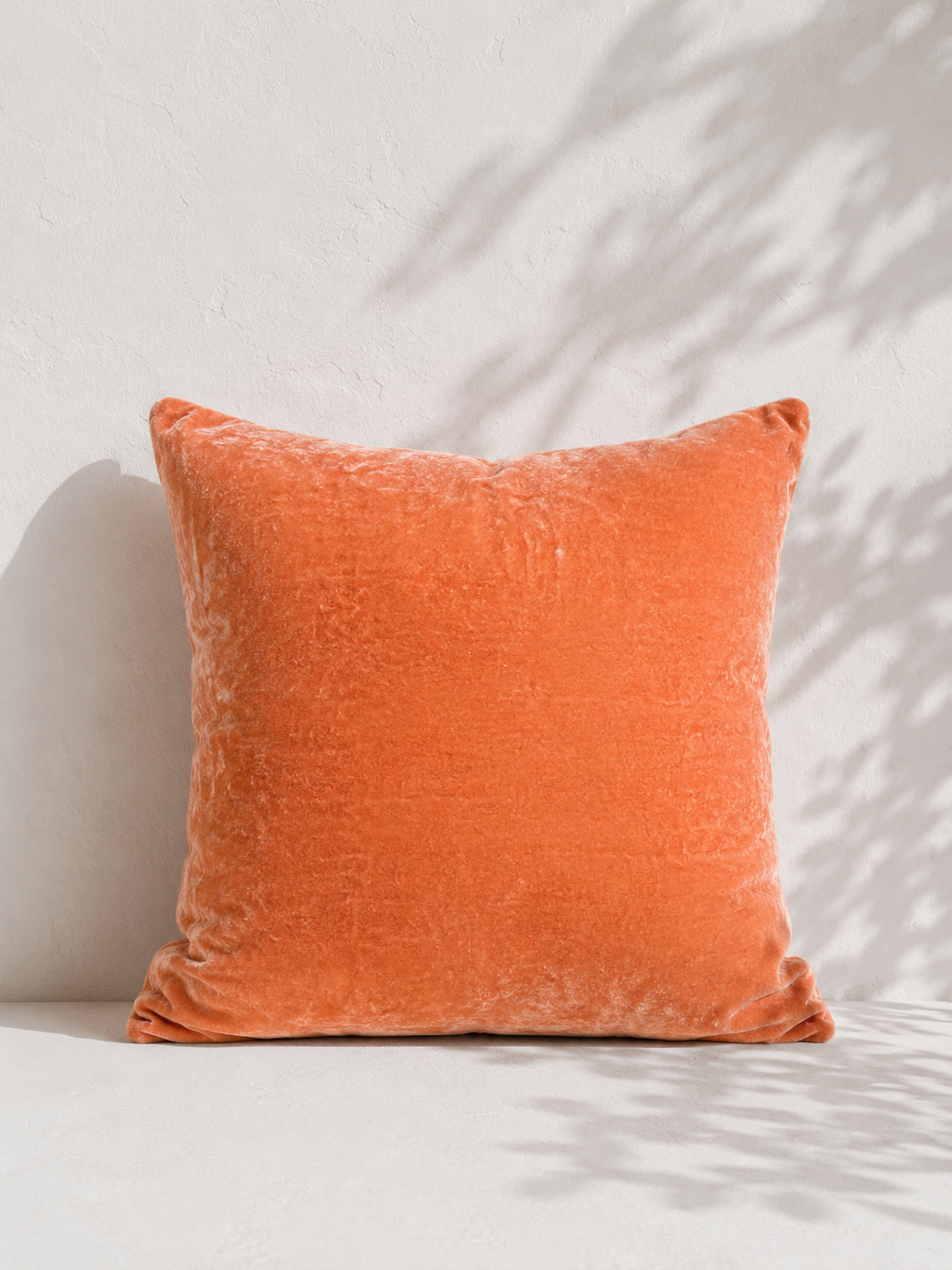 Botanically-Printed Silk Velvet Throw Pillows