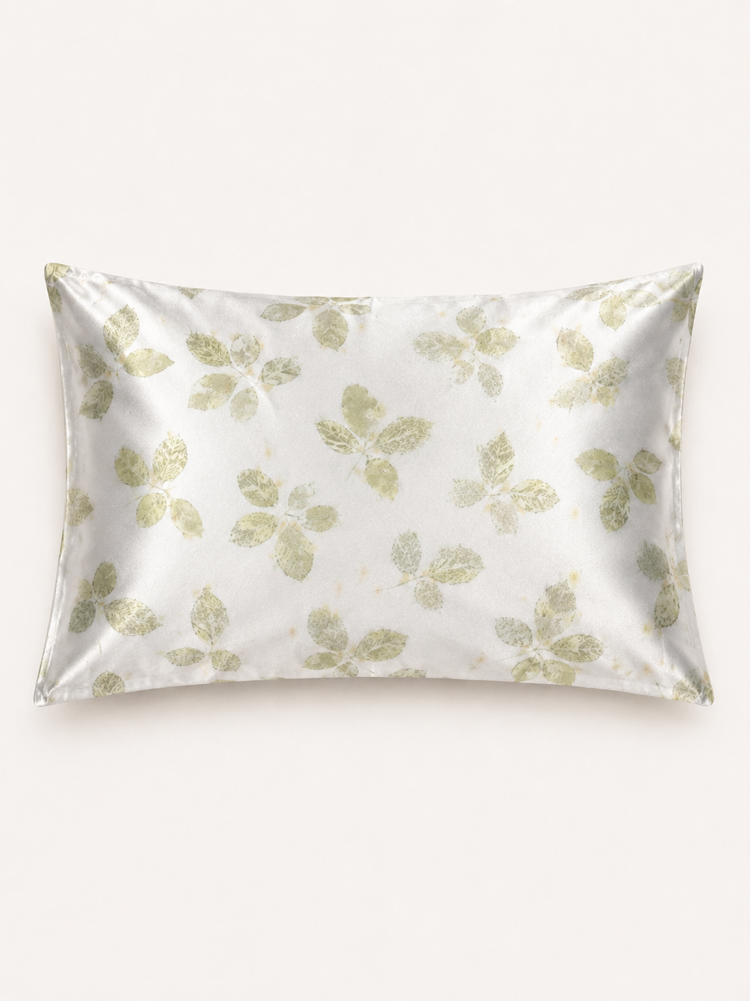 Plant Dyed Silk Pillowcase: Rosa Alba