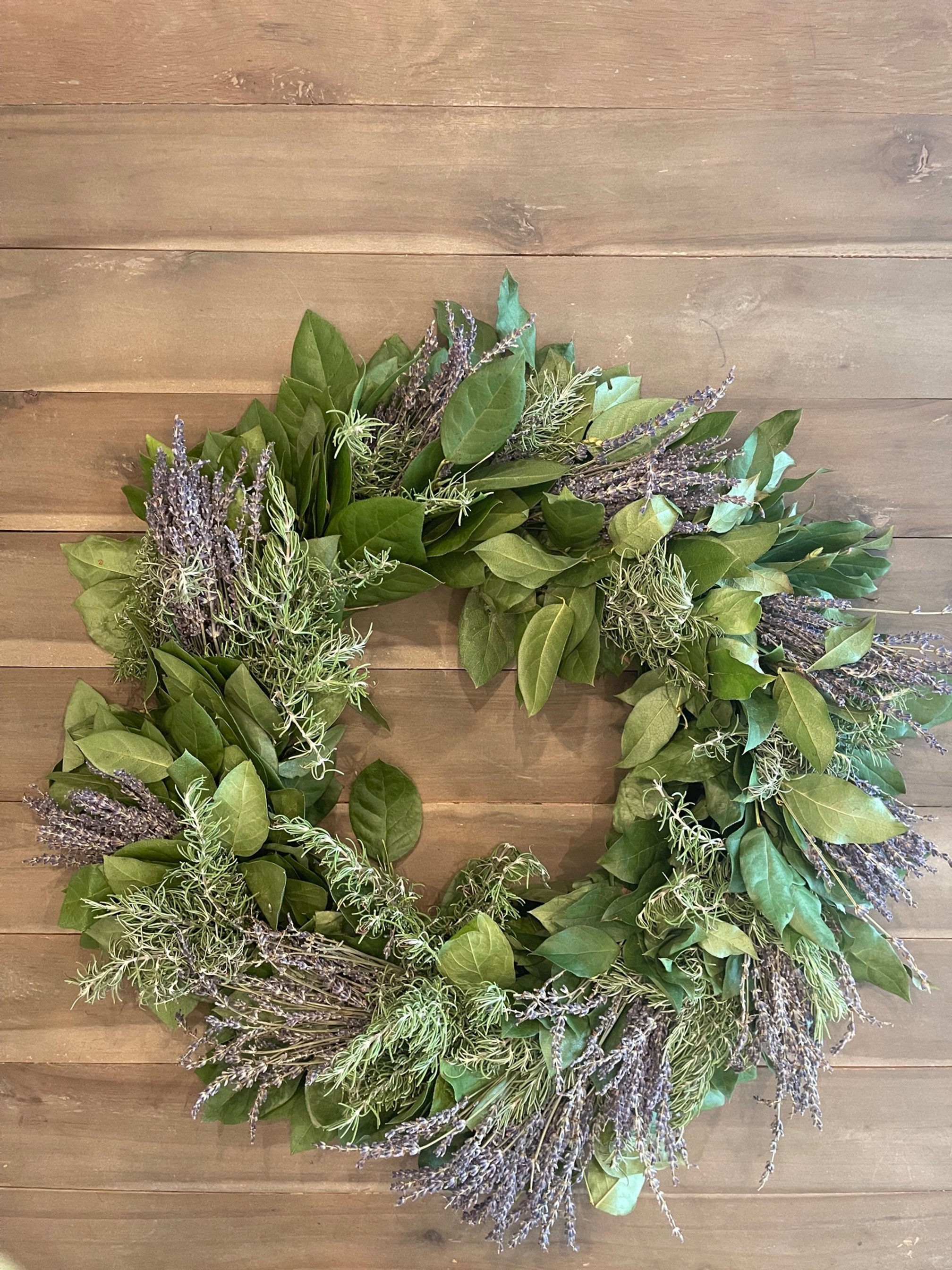 Lemon Leaf, Rosemary &amp; Lavender Wreath