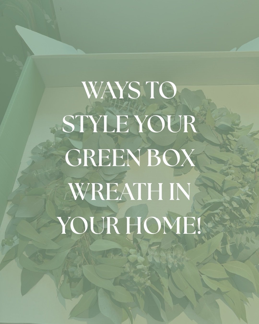 A wreath can go far beyond the front door. 🤍 Swipe to see some of our favorite ways to style a wreath at home. Get creative and enjoy a little greenery inside and out!