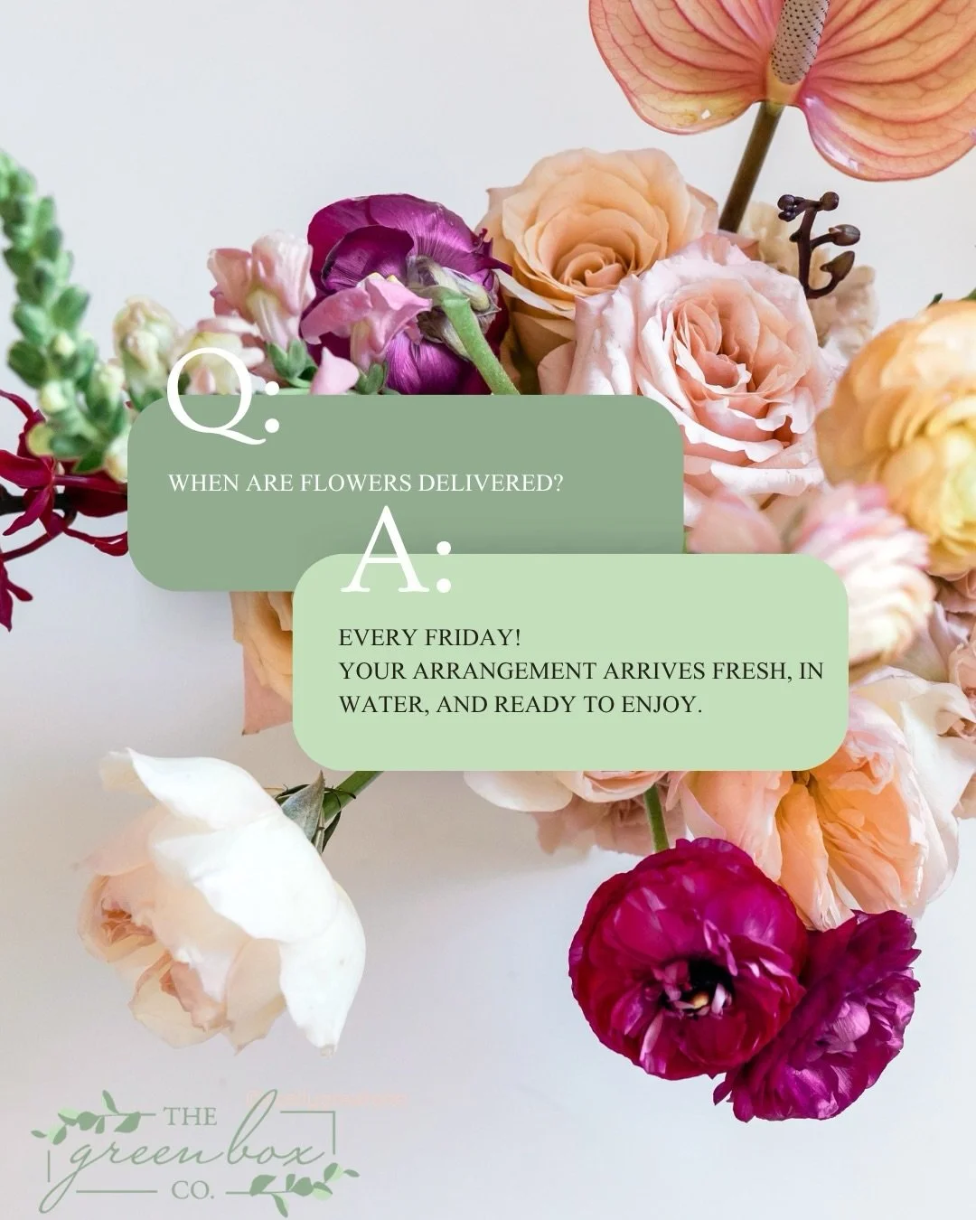 Fresh flowers, made easy. 💐 Swipe through to see how our Fresh Floral Delivery works and find the option that fits your routine!