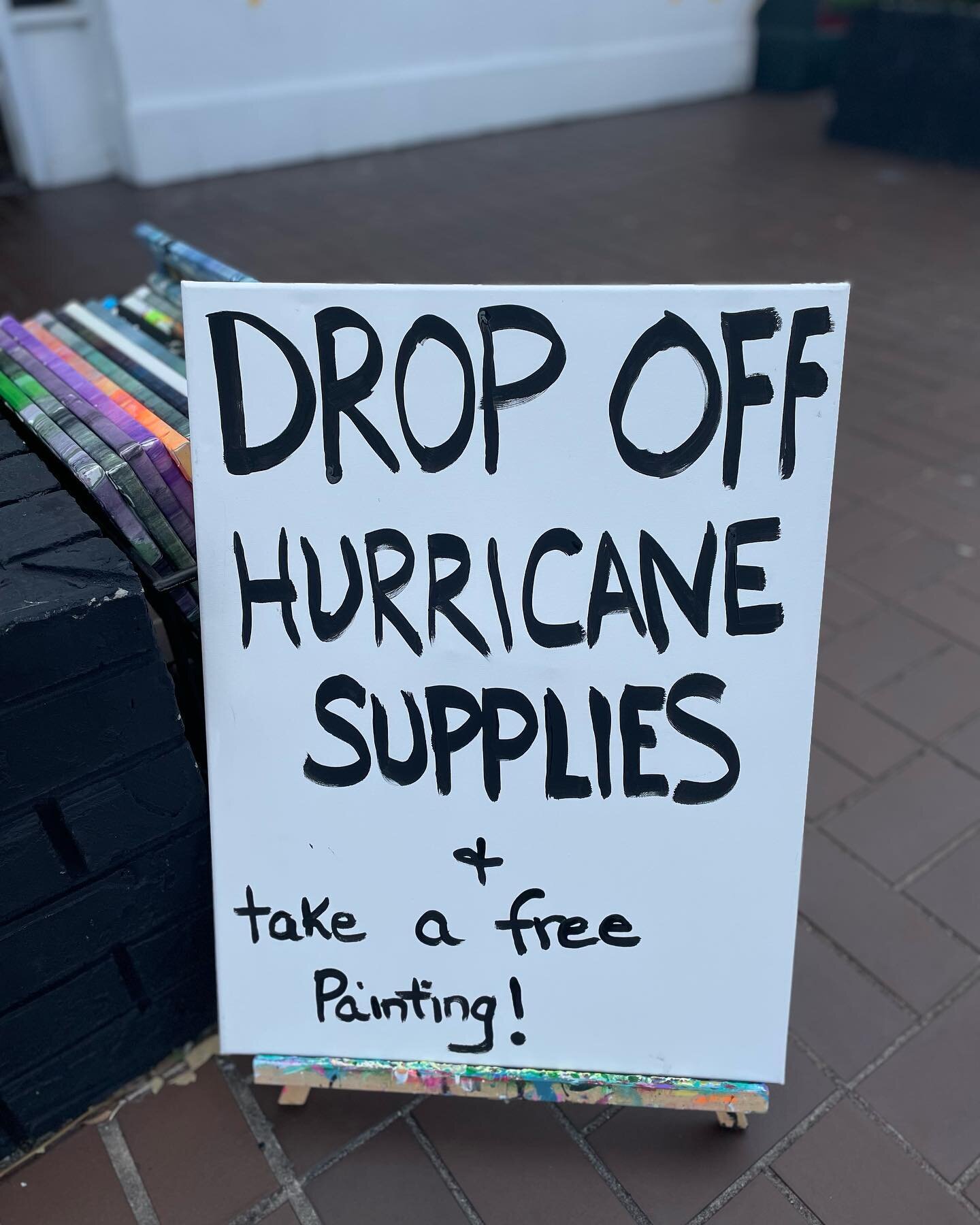 We are accepting Hurricane Relief items to be trucked down THIS weekend to our struggling neighbors on the coast. @bayside.granite of St. Pete will be delivering these much needed items&hellip;. Water, batteries, non-perishable food items, tarps, lan