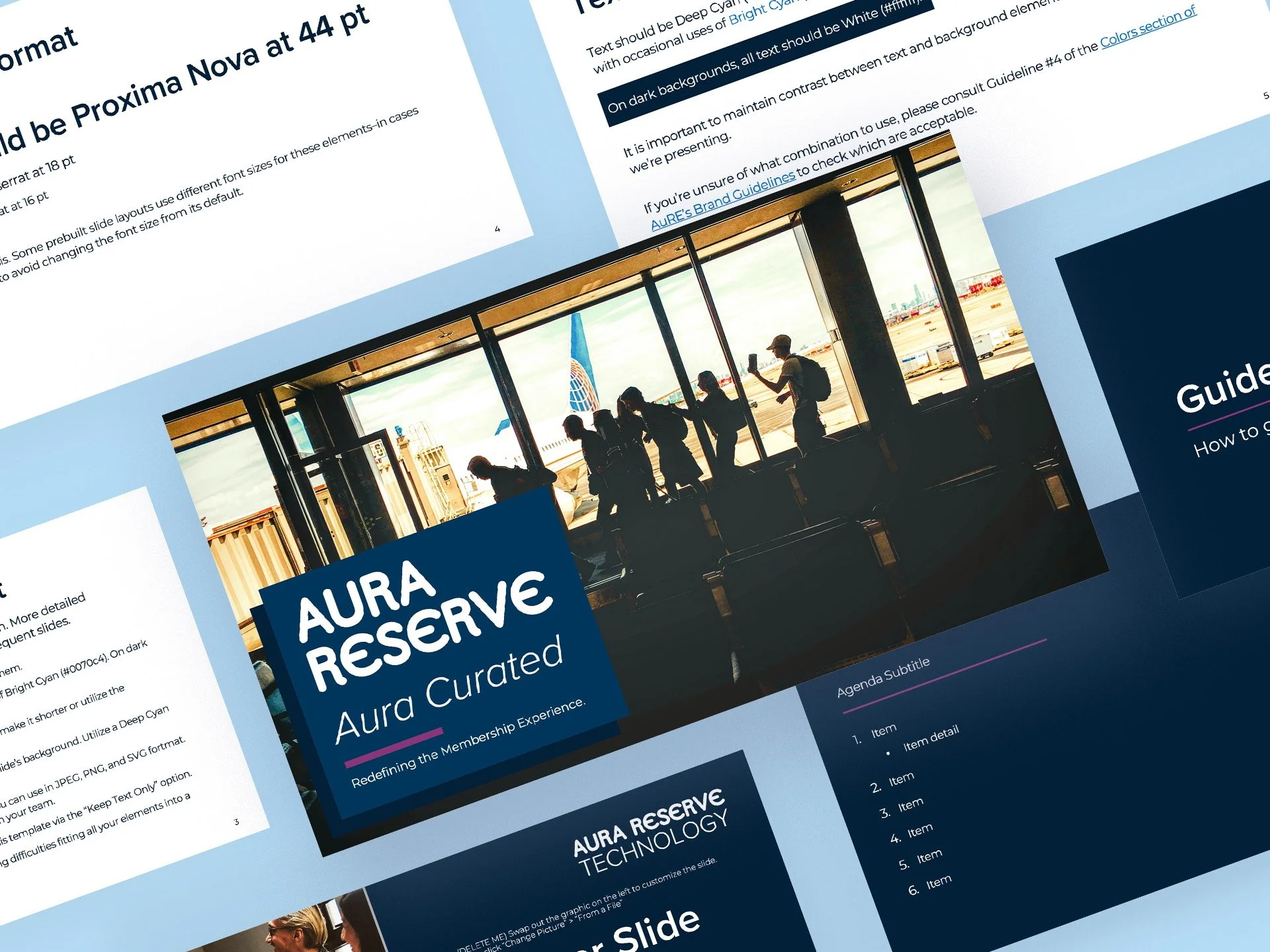 Aura Reserve (Fintech) Presentation Assets