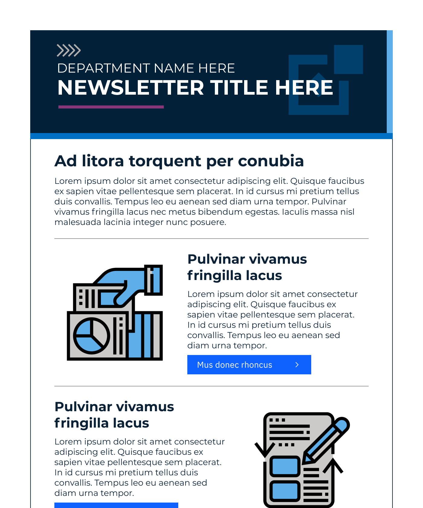 General Newsletter Template 1