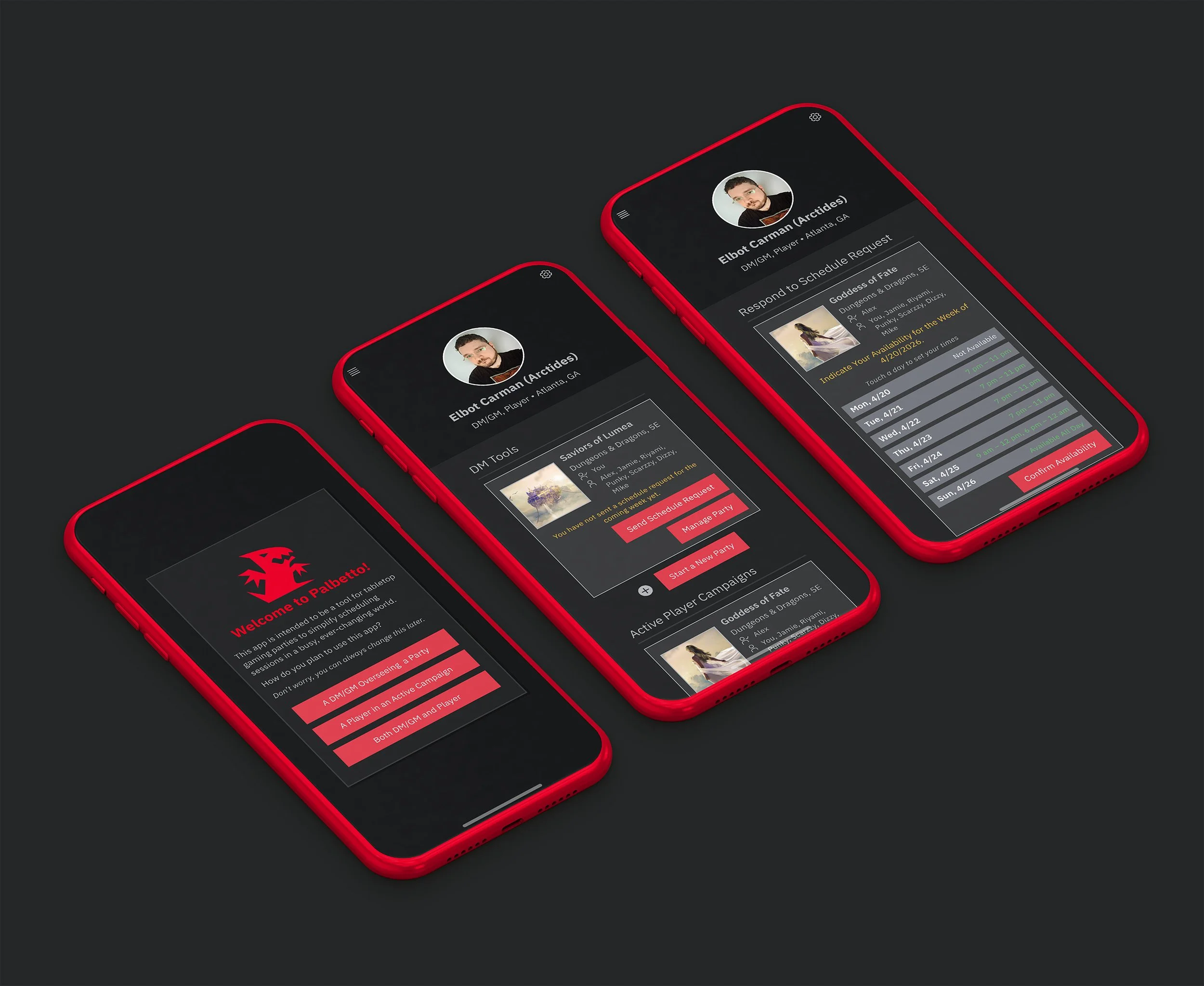 PALBETTO – Tabletop Gaming Scheduling and Organization App Case Study