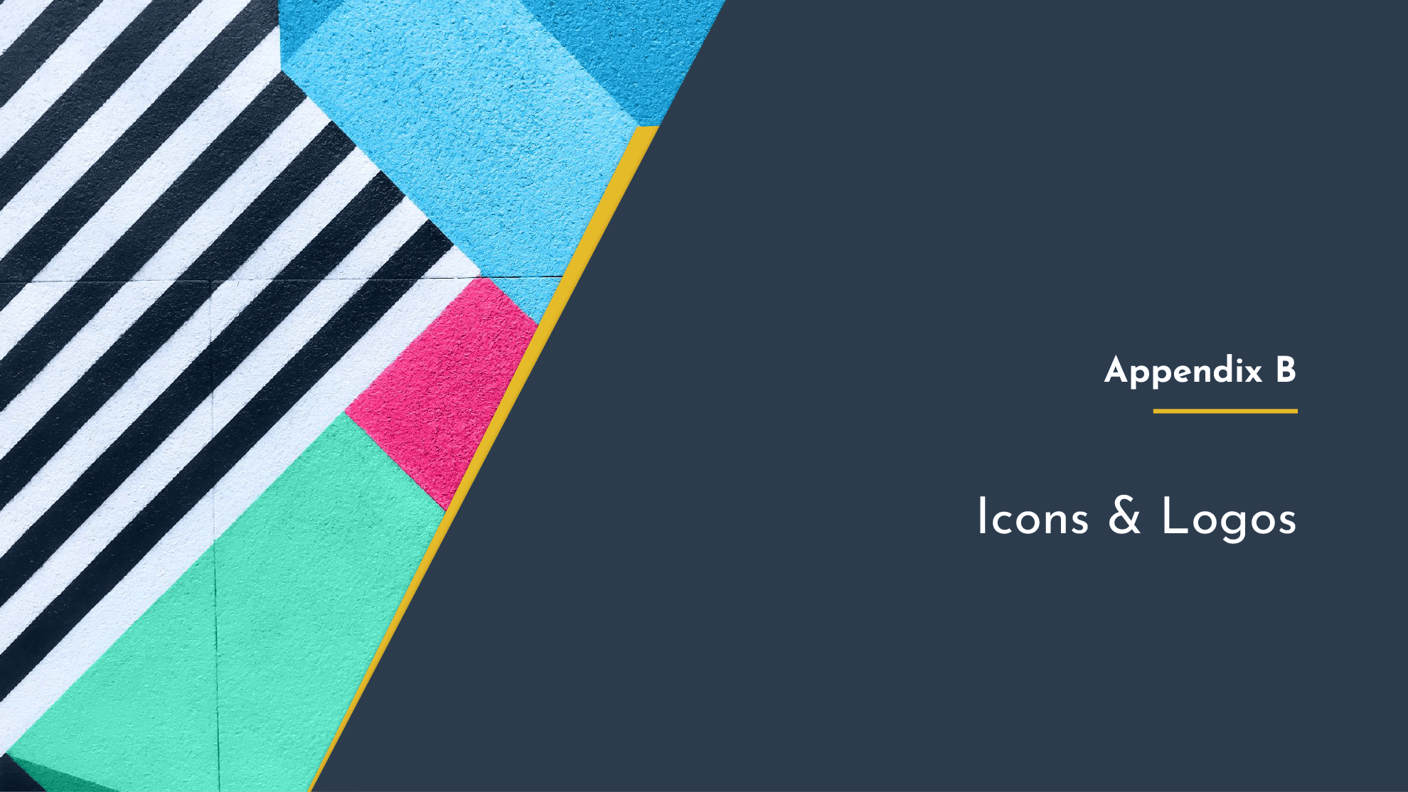 Appendix A, Icon & Logo Library Cover.