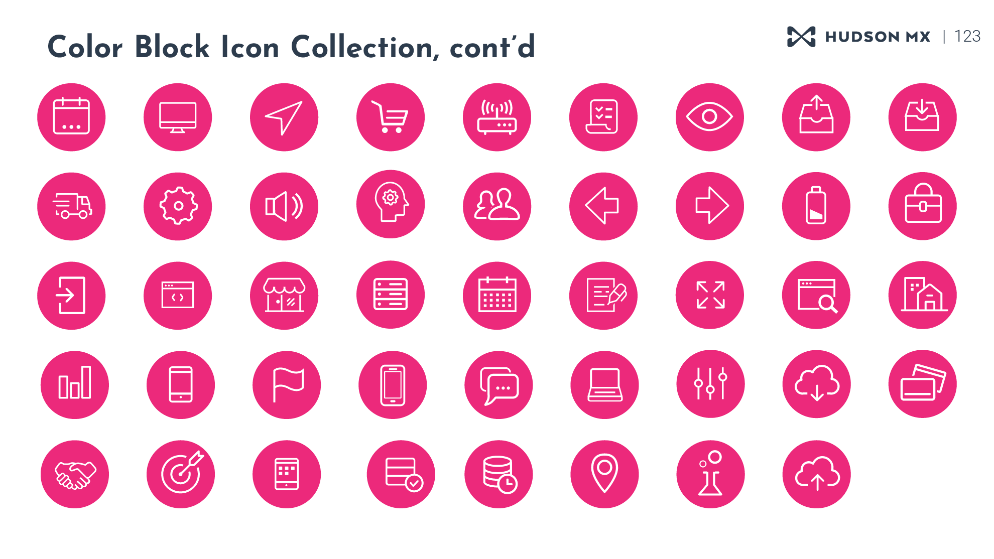 Color Block Icon Collection, Pt 4.