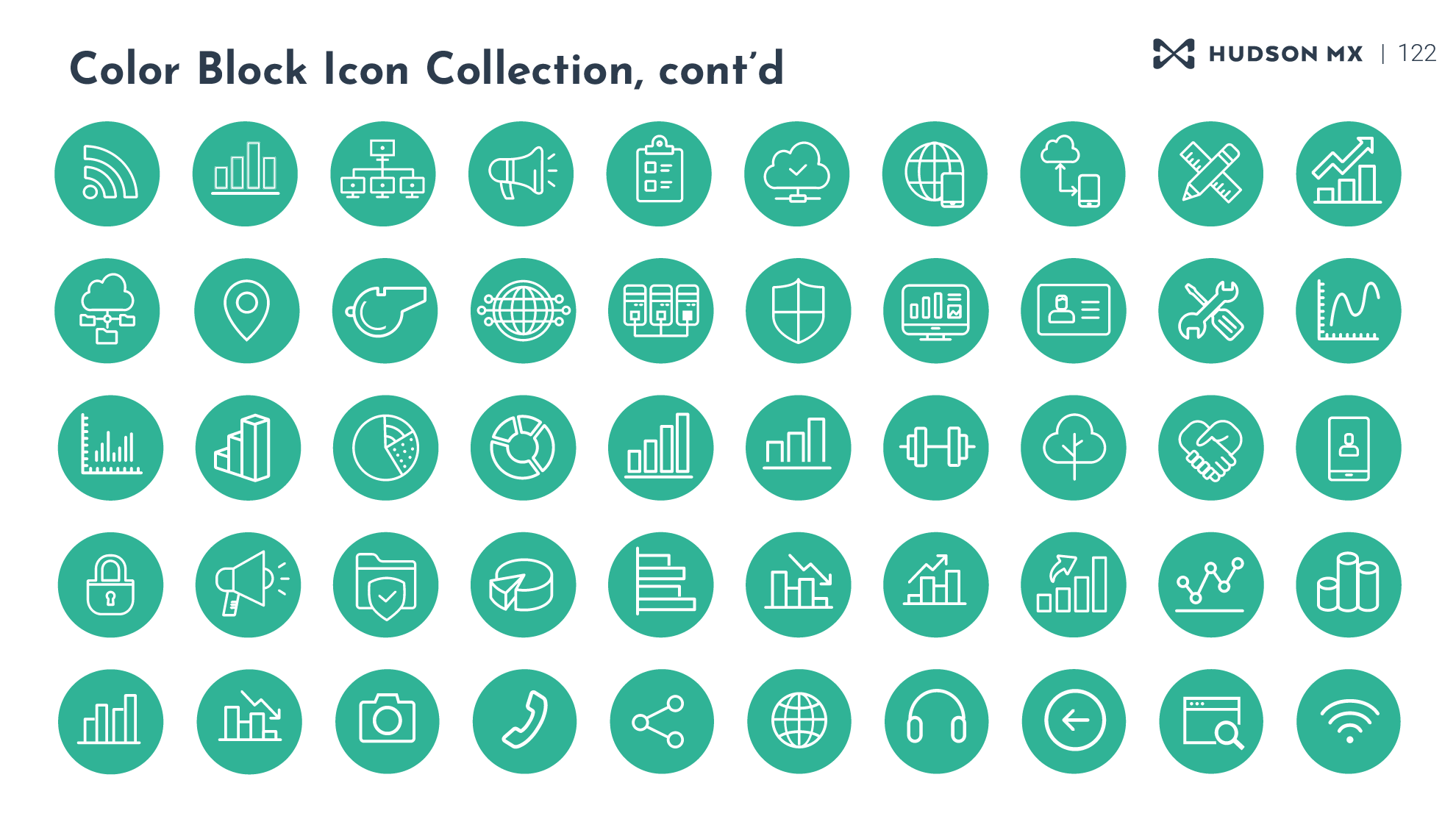 Color Block Icon Collection, Pt 3.