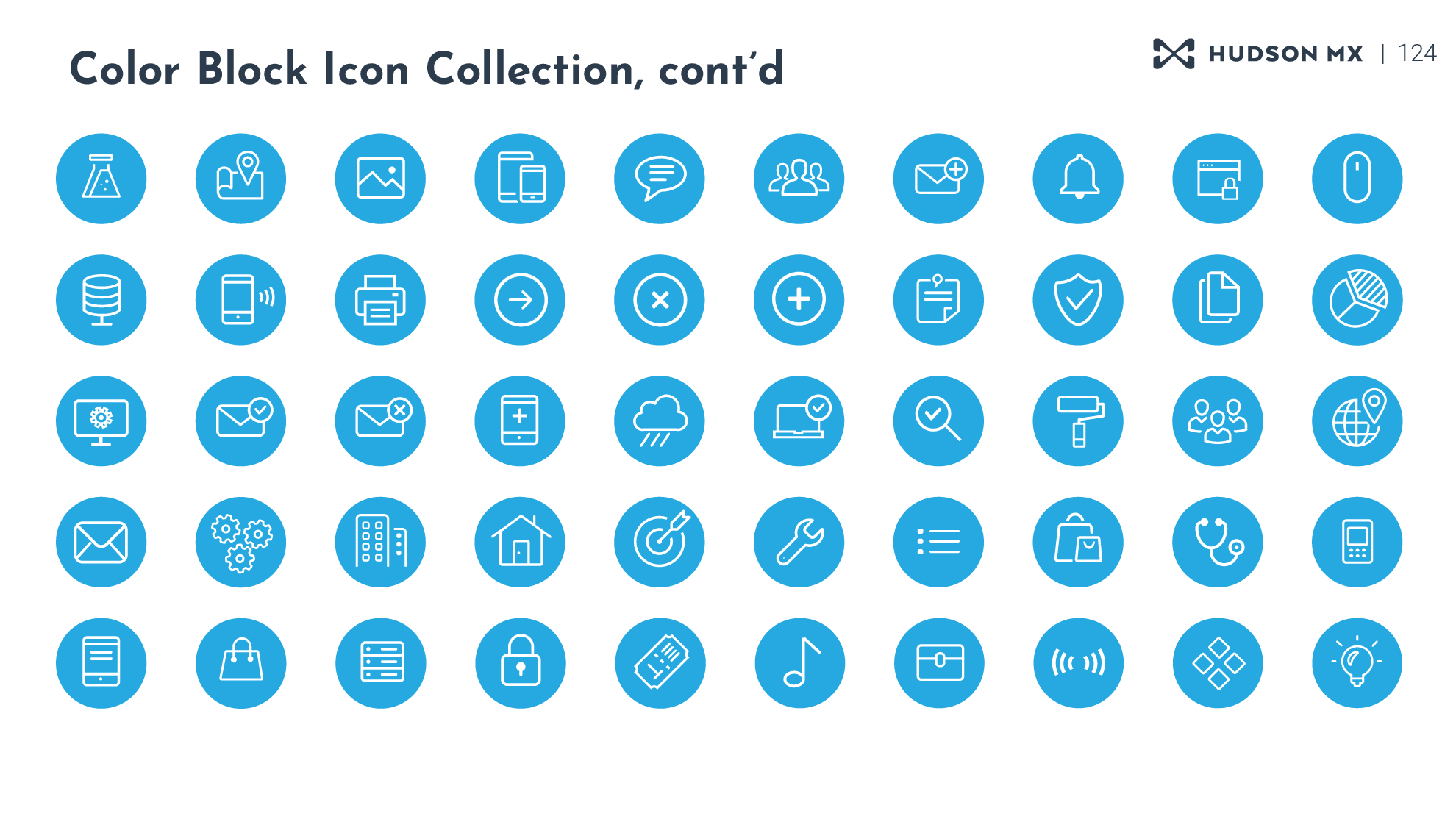 Color Block Icon Collection, Pt 5.