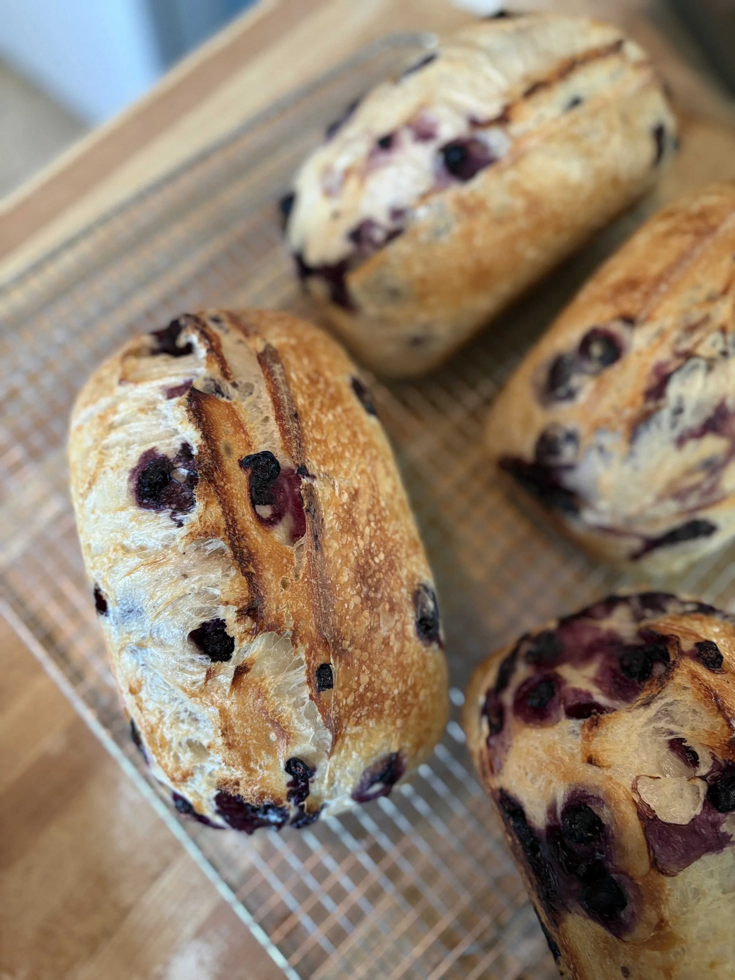 Blueberry Lemon Sourdough