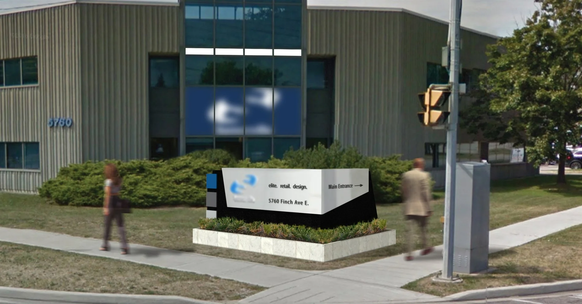 Exterior Wayfinding Signage