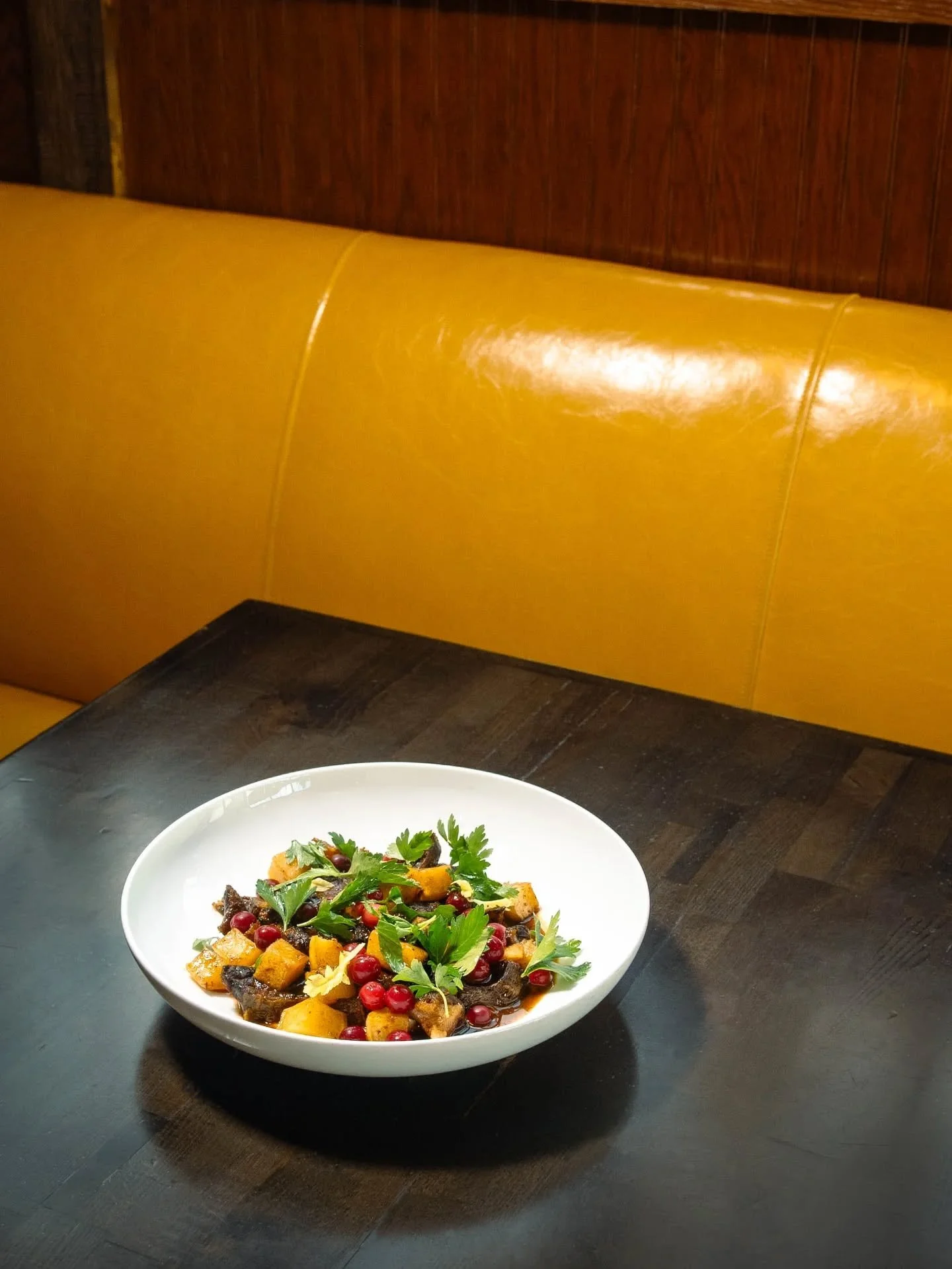 Shooting my favorite subject: food and the people who create art out of it.

Chef Elise is cranking out seasonal goodness at @chicoryrestaurant so pop in before these retire from the menu:

Braised Osso Bucco (@colvinranch), rutabaga, celeriac puree,