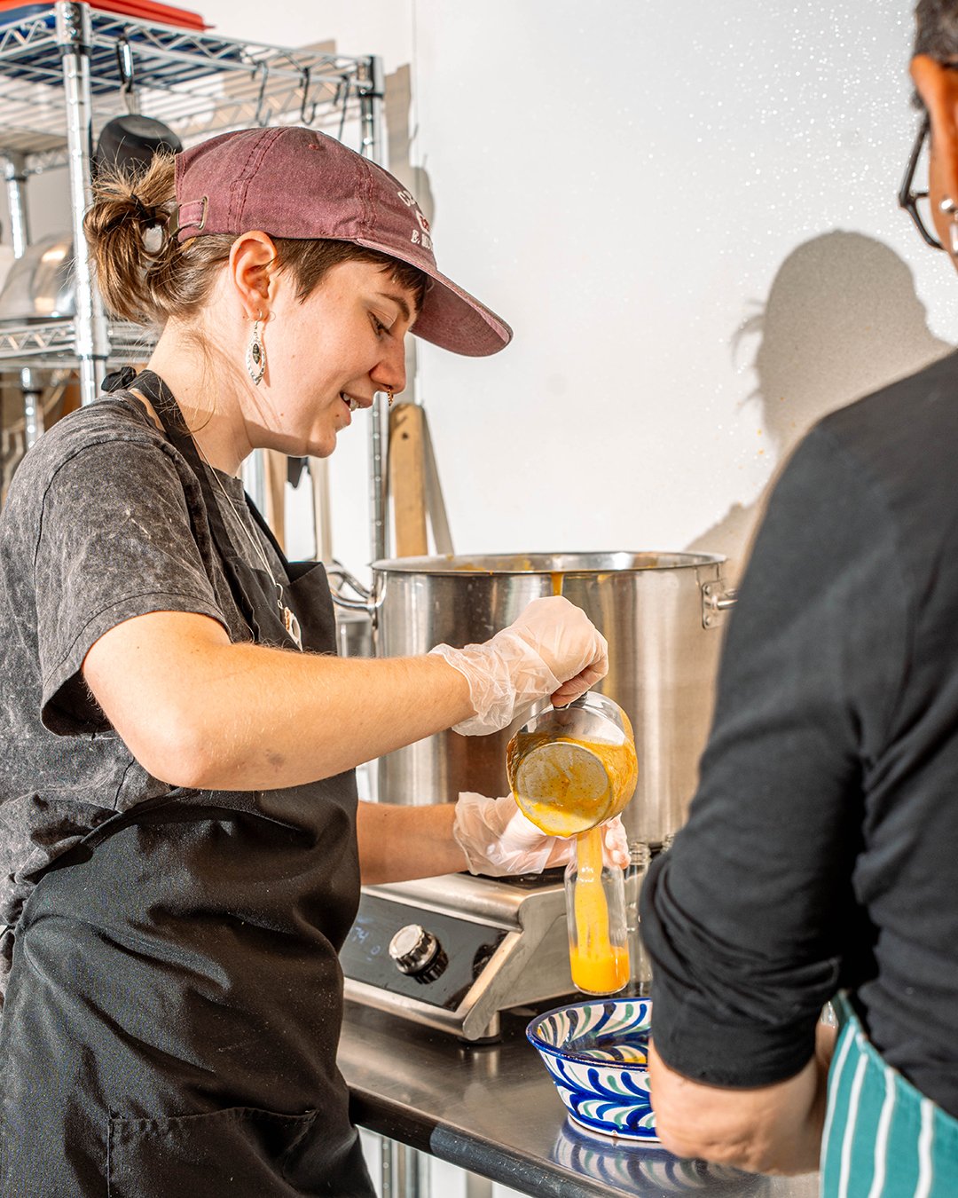 I went to shoot a hot sauce label for a client&rsquo;s social media post. I stayed an hour and a half because someone kept saying "reverence" instead of "recipe," and I couldn't make myself pack up the camera.

This is Sandra of H