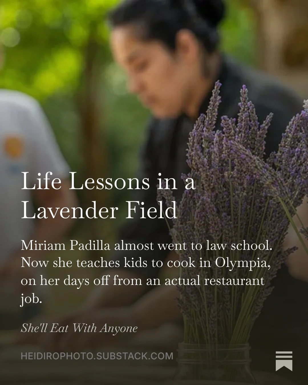 Earlier this summer I spent an afternoon at @loblollylavender farm with chef Miriam Padilla, watching a dozen kids figure out how what grows in a field can end up on their plate. This was just before @lepetitschoolofcooking, where she teaches kids fi