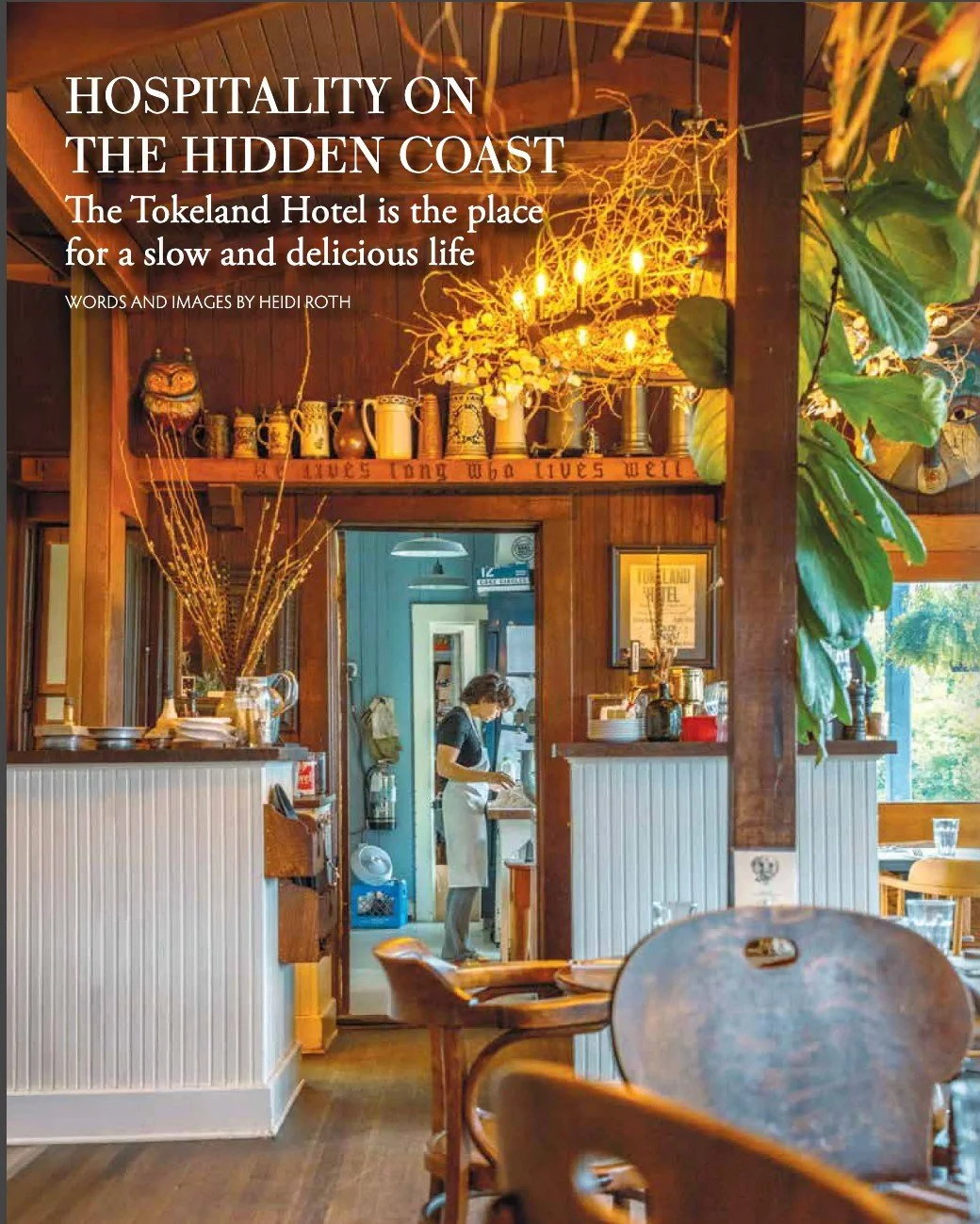 This is one of those stories I've been wanting to tell for a long time, and I'm so glad it found a home in the fall issue of @edibleseattle. I wrote and photographed a feature on The Tokeland Hotel and the Wandering Goose, where Heather Earnhardt, Za