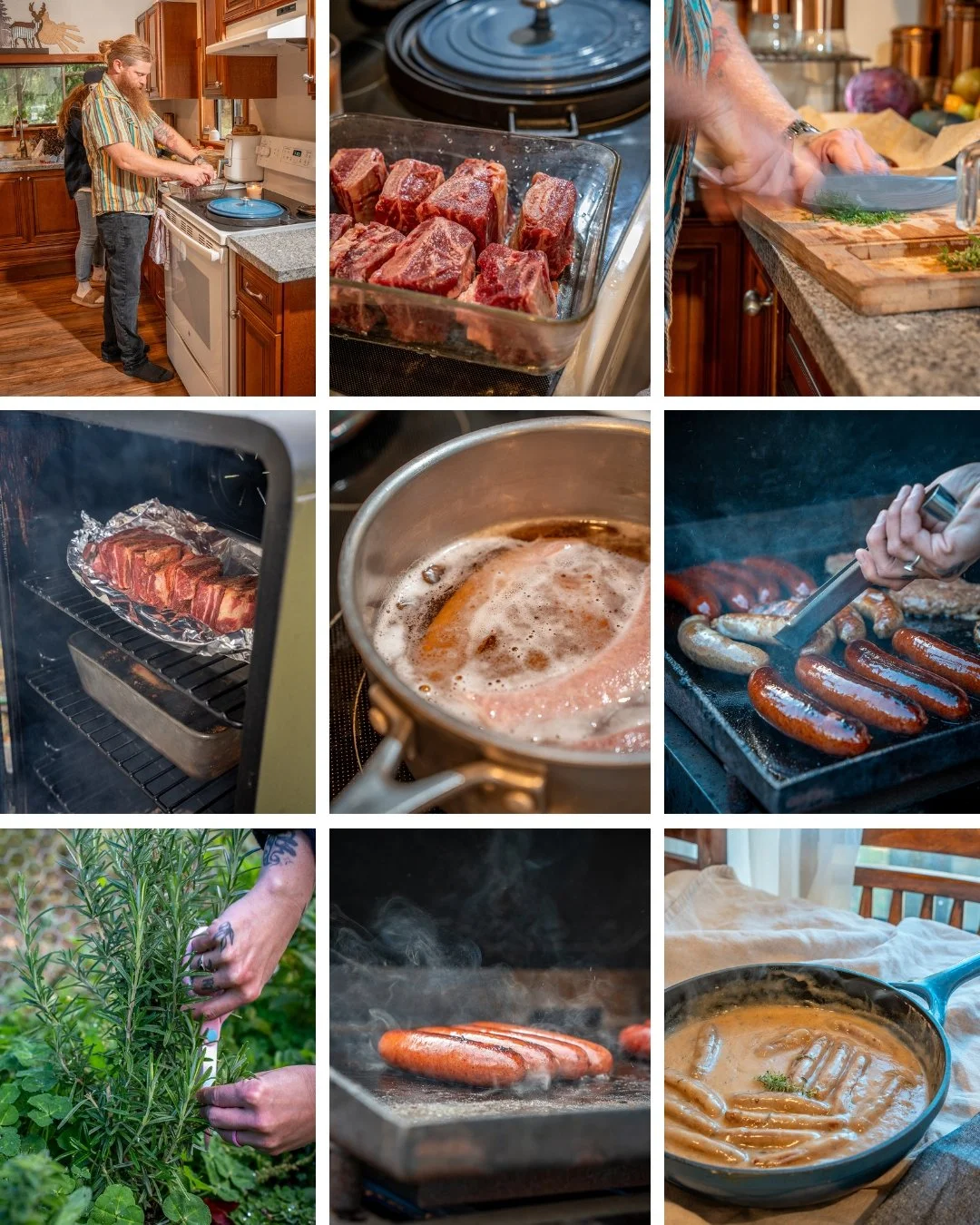 A little home-cookin' with @kelceyromo for the @colvinranch and @colvinranchprovisions socials. As a lifelong spinster, let me just say that Kelcey married good. The man can COOK. 

The Colvin family has ranched the same Tenino prairie since 1854, wh