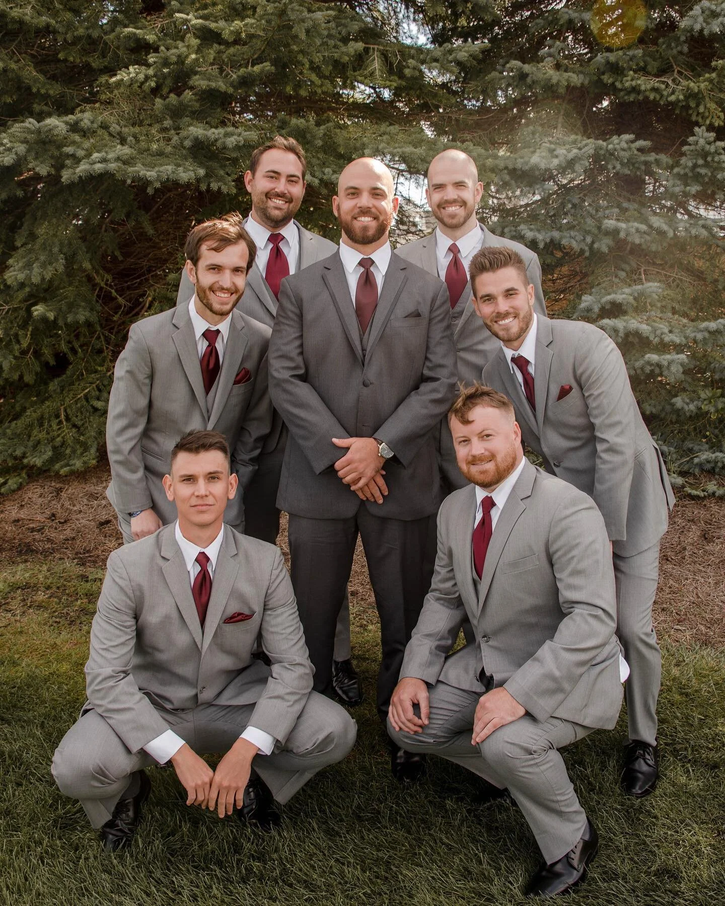 Groomsmen appreciation post! These guys are here to lift you up on the big day and support you throughout life. I had the biggest laughs with this group. Cheers!