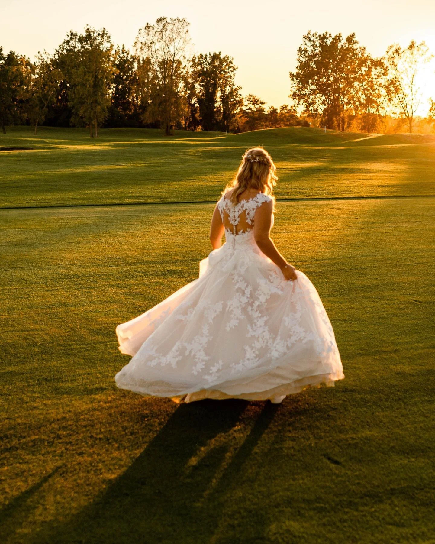 Sneaking out into the sunset. Still stunned that the lens flare in the 4th picture is not edited - that&rsquo;s literally what the sun looked like between this couple through my camera. I&rsquo;m still in awe with how these turned out.