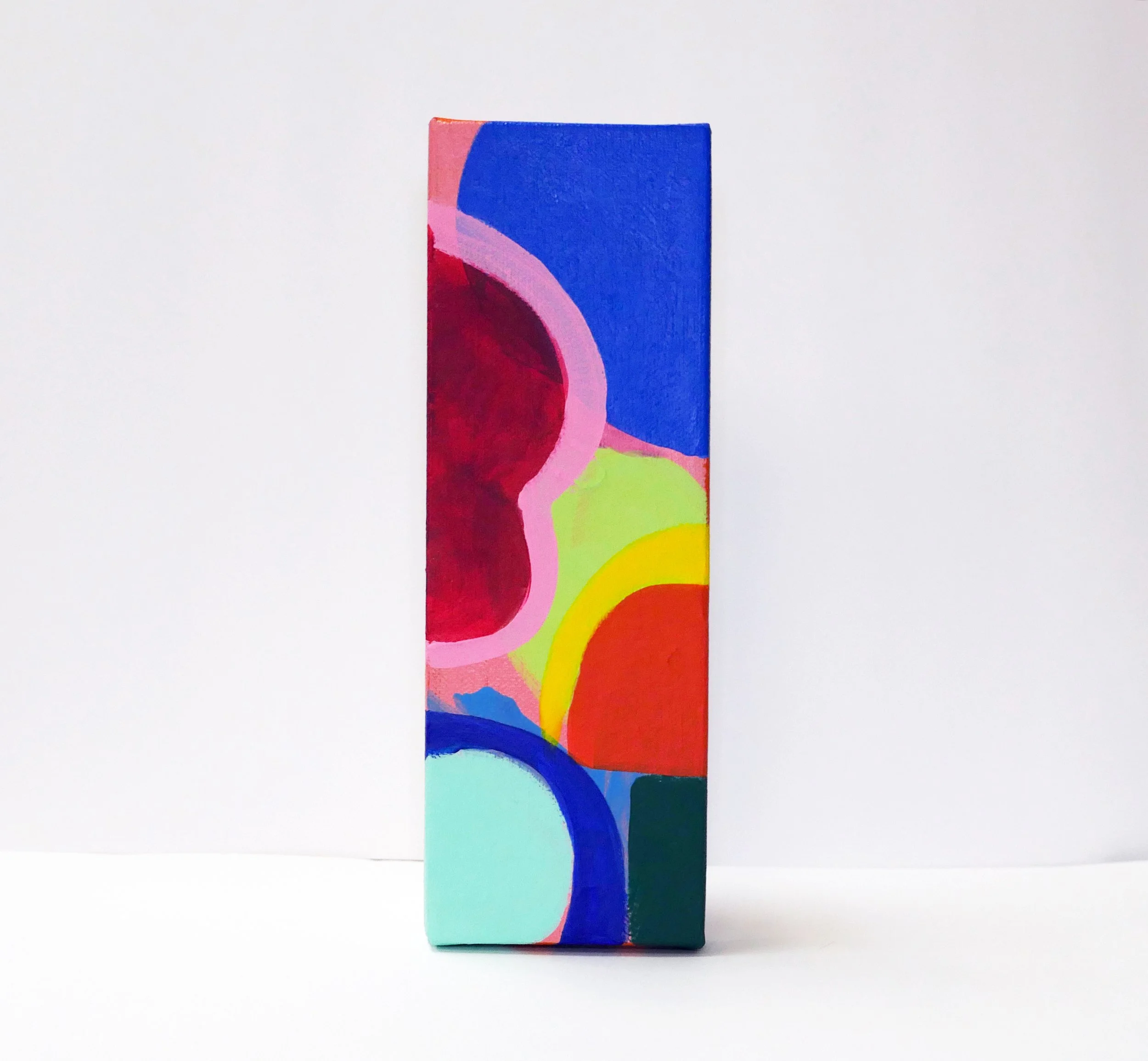 Dancing Shapes 7 - Acrylic Abstract Painting