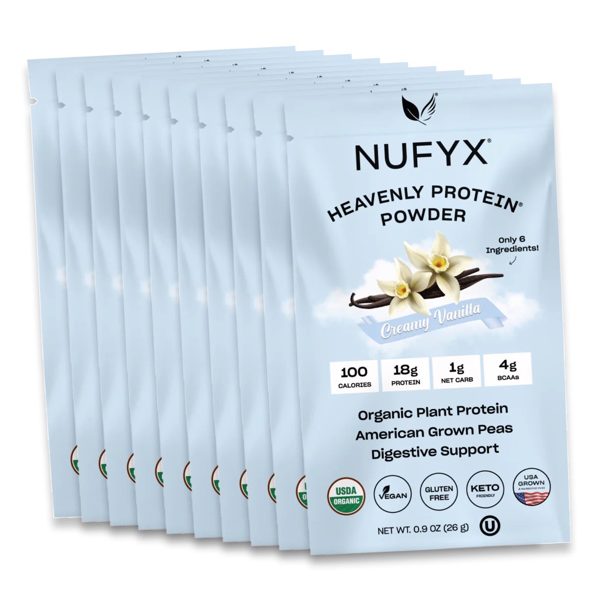 NUFYX Heavenly Vegan Protein Powder — Vibe Lounge