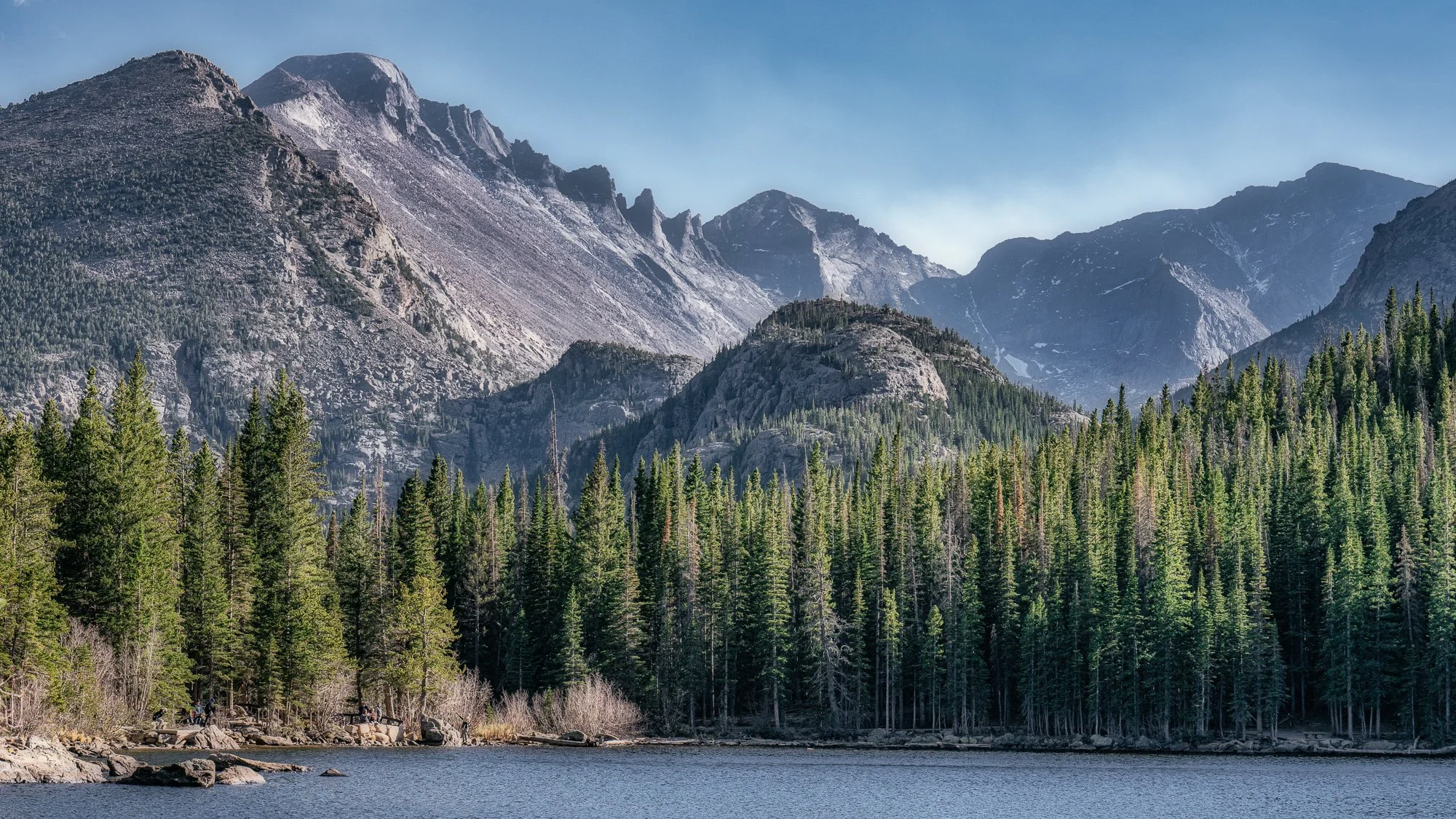 Hazy views at Bear Lake