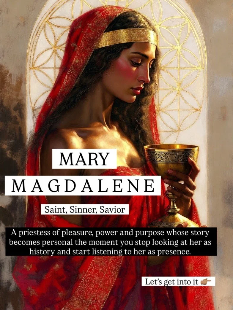 The Magdalene Frequency&hellip;🌹

You can&rsquo;t help but feel her, connect with some or many aspects of what she represents&hellip; and not only as a woman
but as a movement, a ministry
a massive awakening of mysticism, magick and memory. 

She is