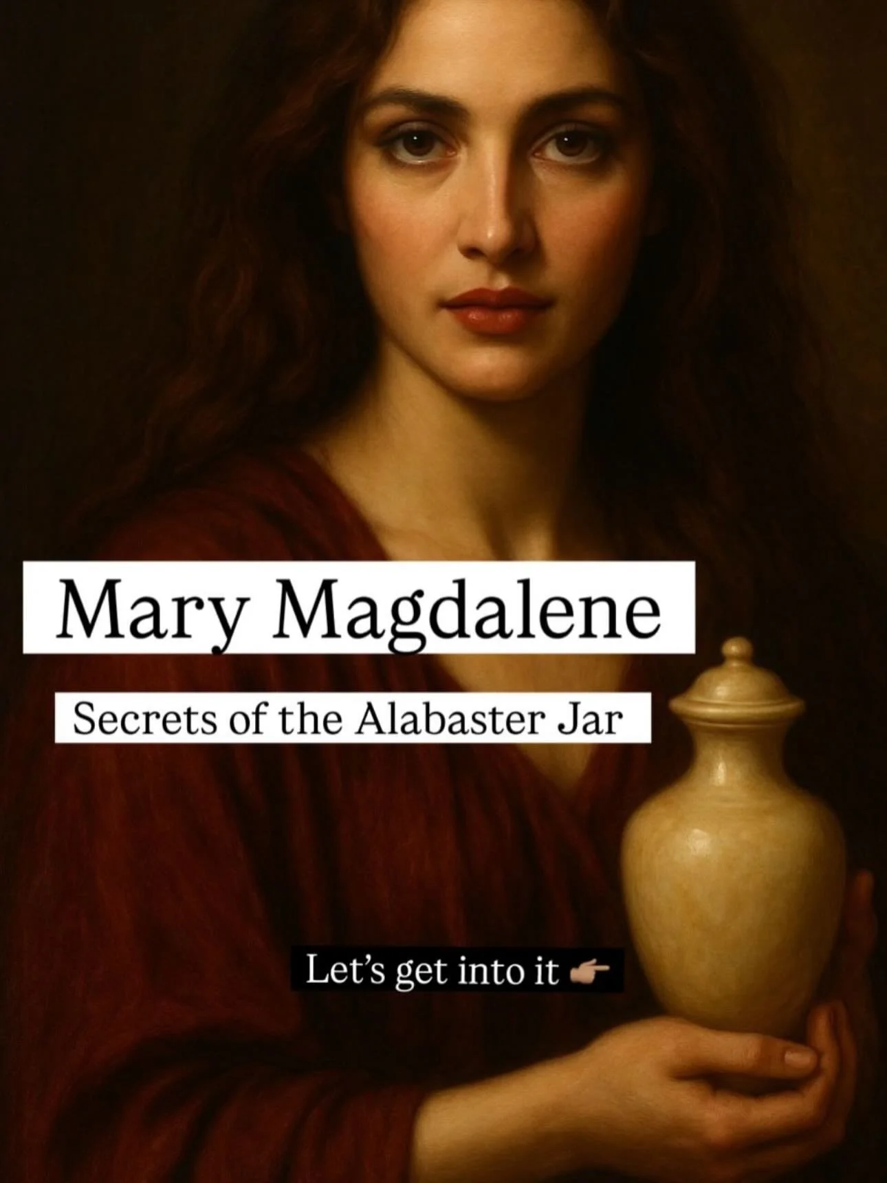 Mary Magdalene and her alabaster jar have been the origin of many secret teachings through the ages and eras of our remembrance. 
Besides being a ritual technology and a way to house, devote and commune with the divine, the act of anointing is one of